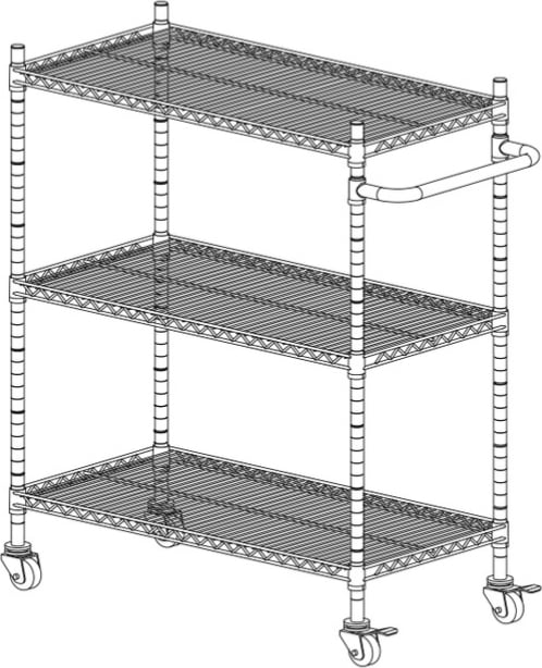 Wózek na stacje ładujące do lamp Umage