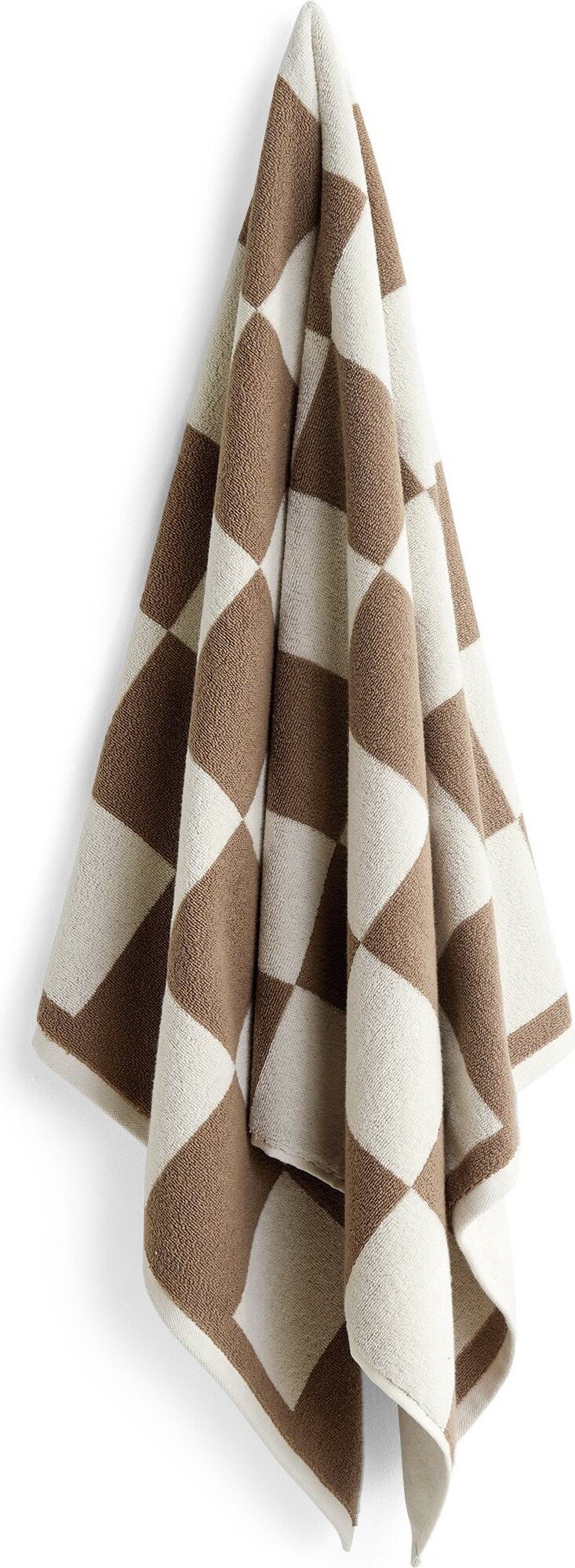 Ręcznik Check 70 x 136 cm kawowy