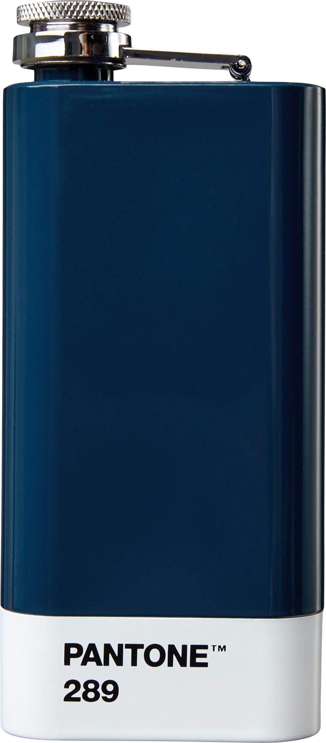 Piersiówka Pantone granatowa