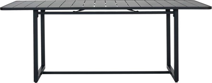 Stół ogrodowy Helo prostokątny 90 x 200 cm czarny