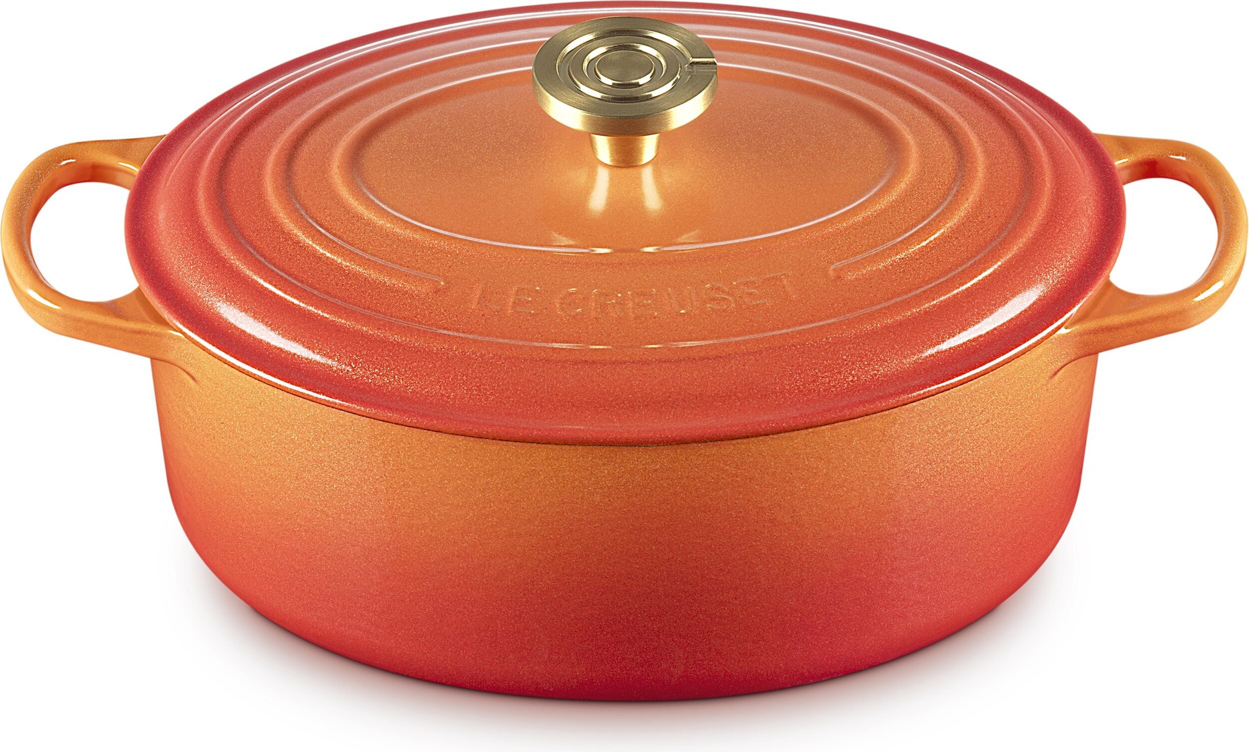 Brytfanna Flamme Dorée owalna 29 cm płomienny pomarańcz