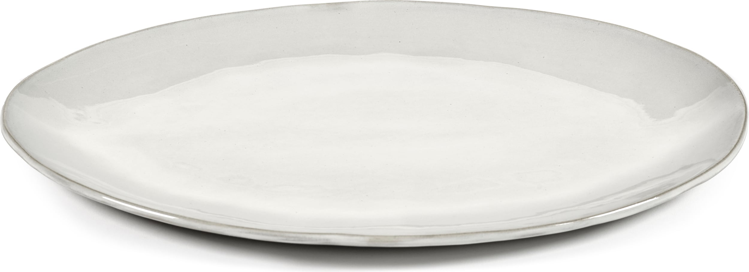 Talerz do serwowania La Mère owalny 37,5 cm złamana biel