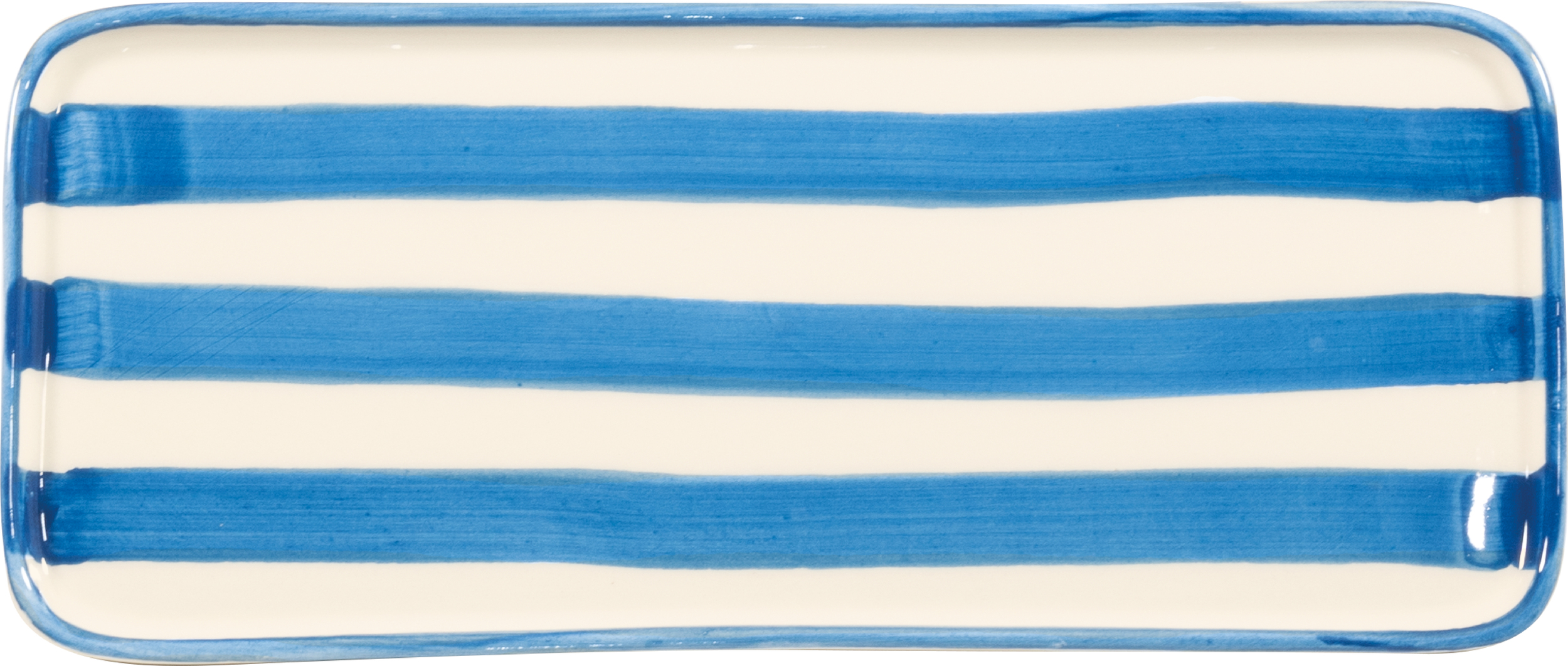 Talerz do serwowania Lido Righe prostokątny 26,5 cm jasnoniebieski