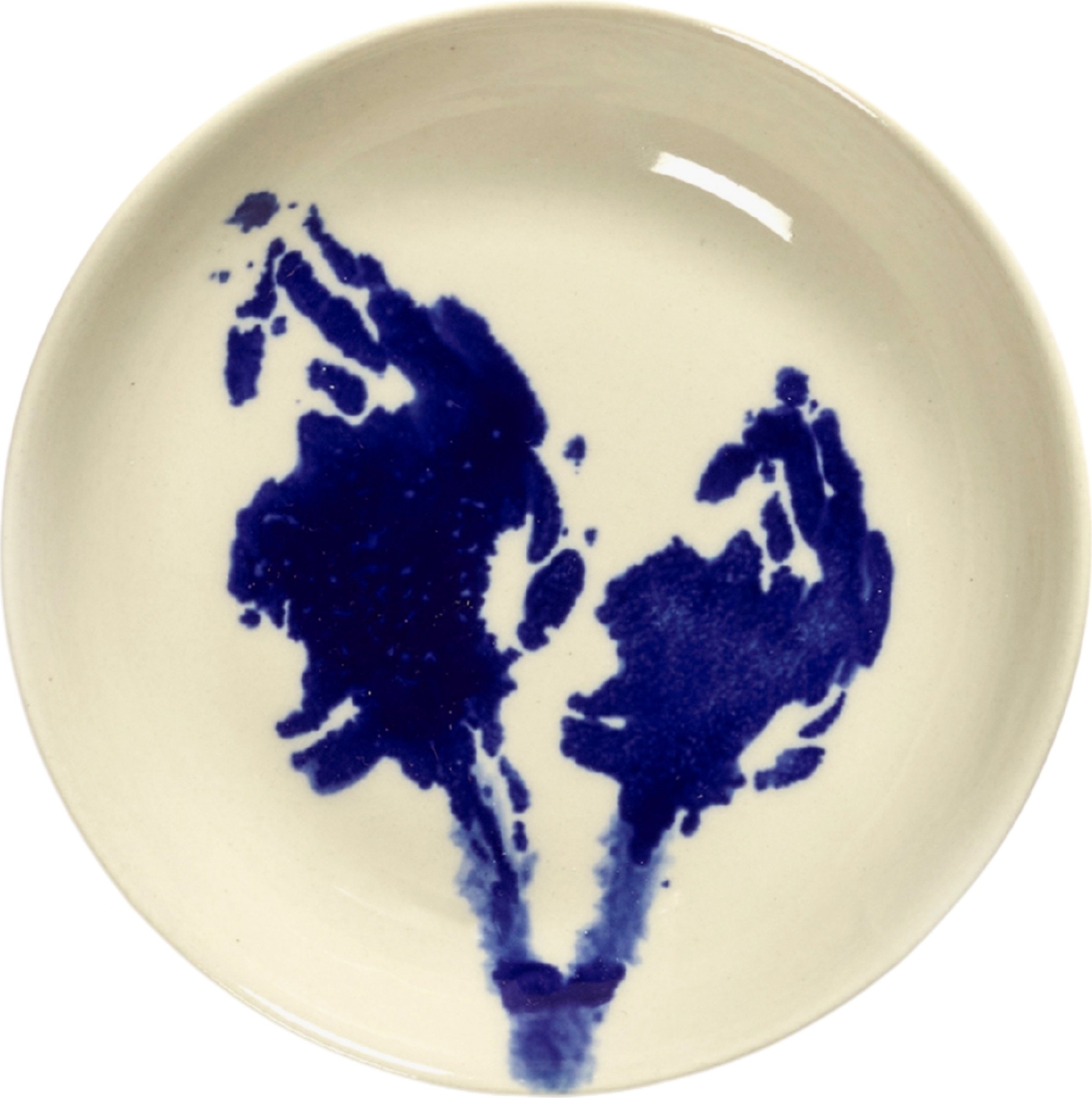 Miska Feast Artichoke 11,5 cm biało-niebieska