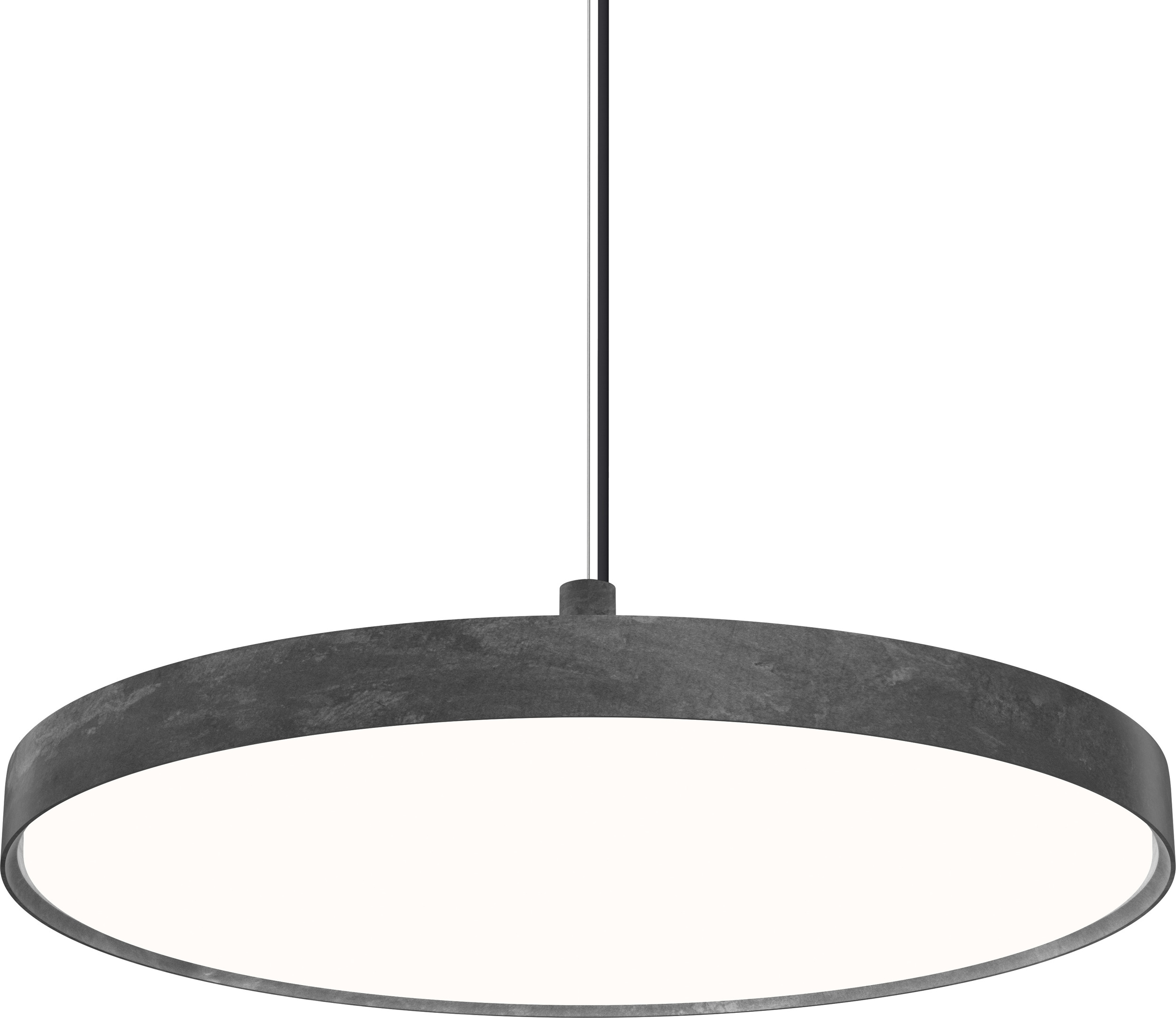 Lampa wisząca Slim Round Suspended LED 3000K 68 cm aluminium z dyfuzorem opal sterowanie oświetleniem Dali