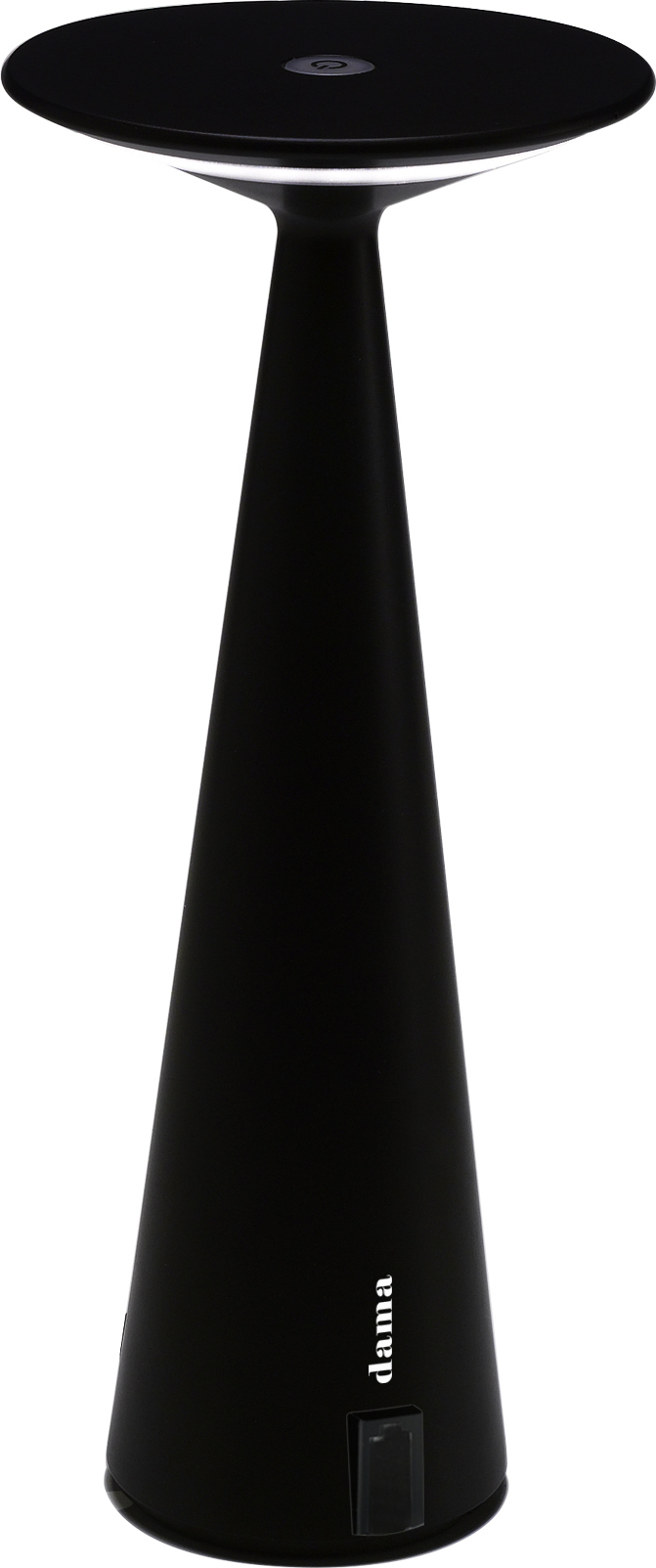 Lampa bezprzewodowa Dama 29 cm czarna