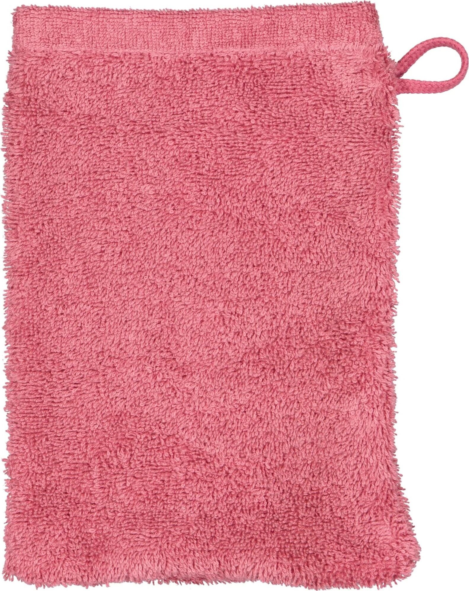 Rękawica kąpielowa Lifestyle Sport gładka 16 x 22 cm różowa