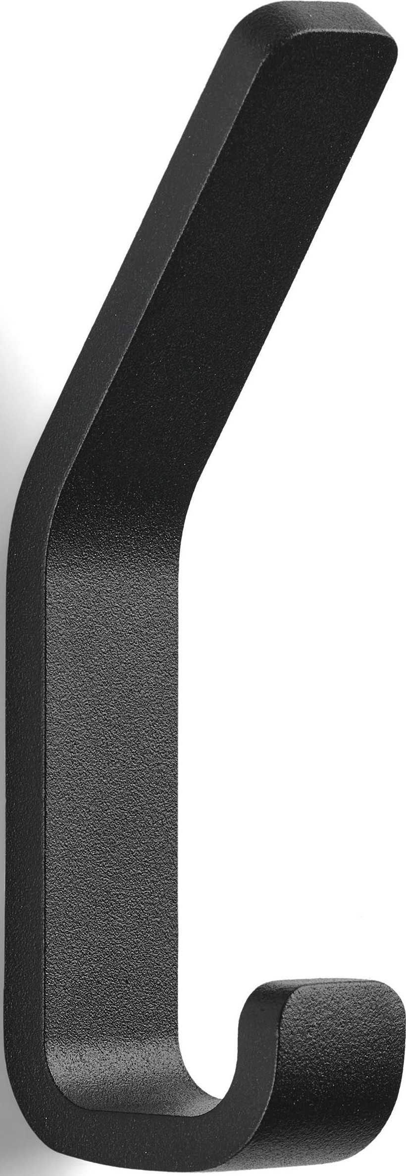 Haczyk ścienny Rim czarny podwójny