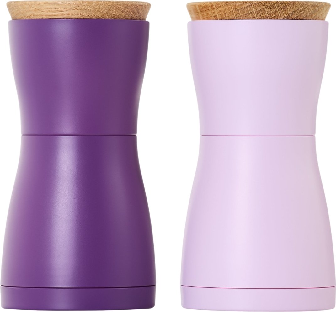 Młynki do soli i pieprzu Twin fioletowe 2 szt.