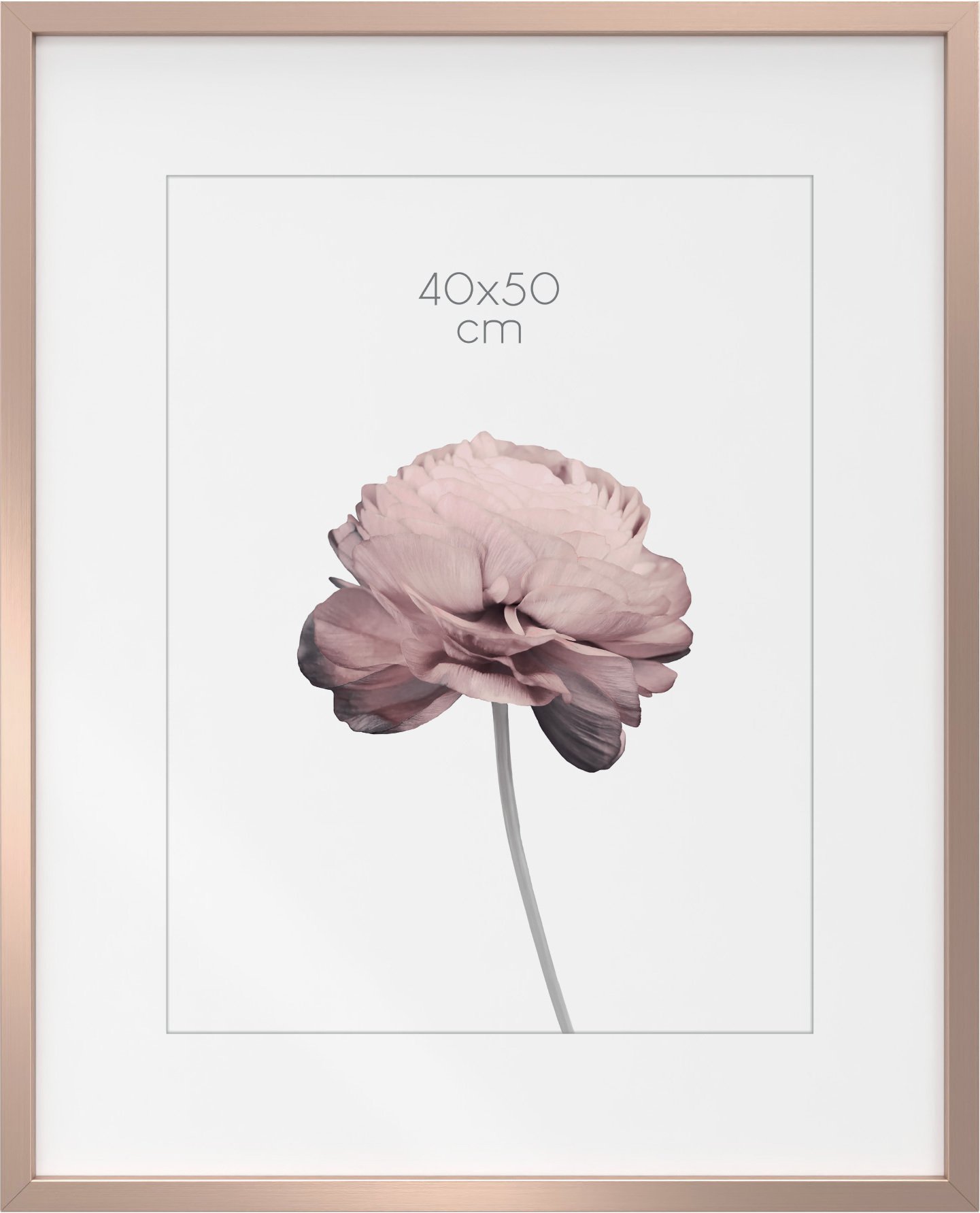 Ramka na zdjęcia Prague 40 x 50 cm różowe złoto