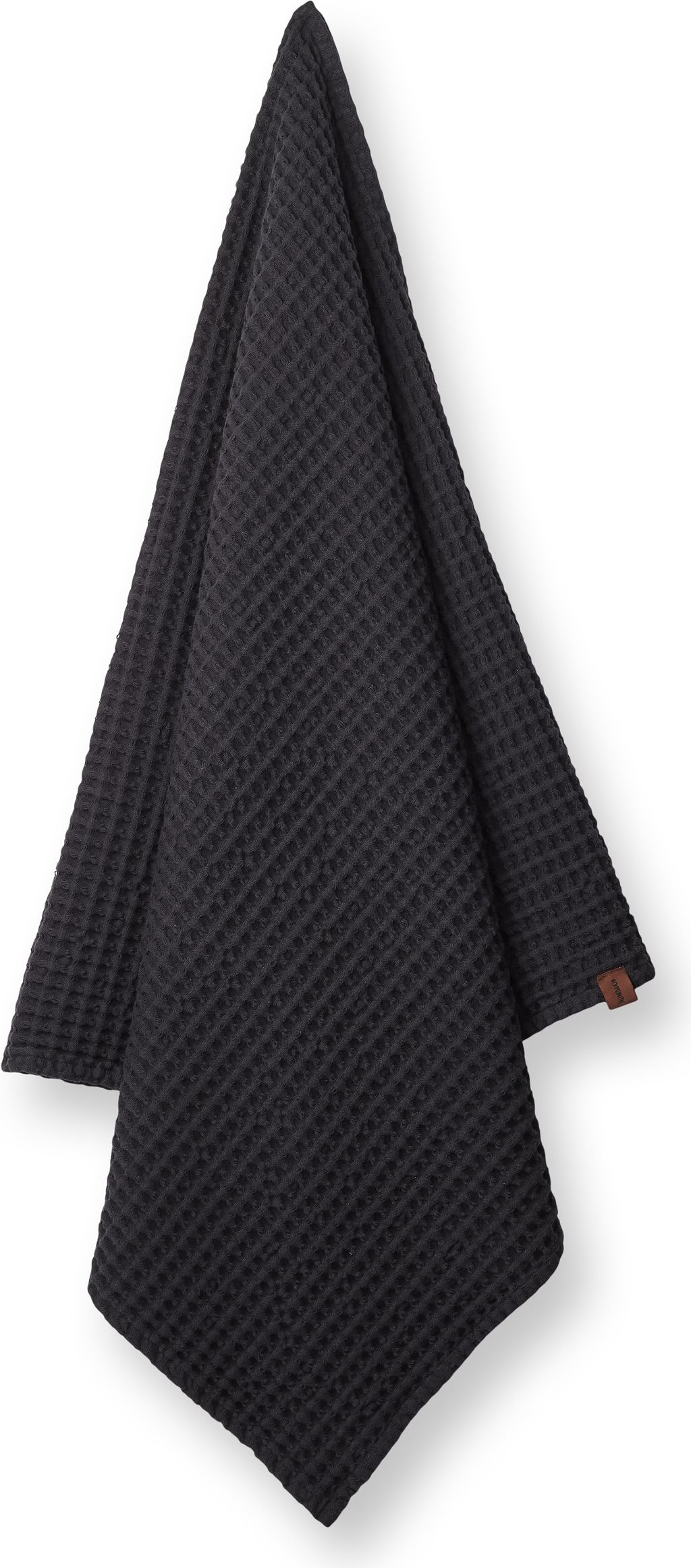 Ręcznik kąpielowy Humdakin Waffle 70 x 135 cm w kolorze węgla