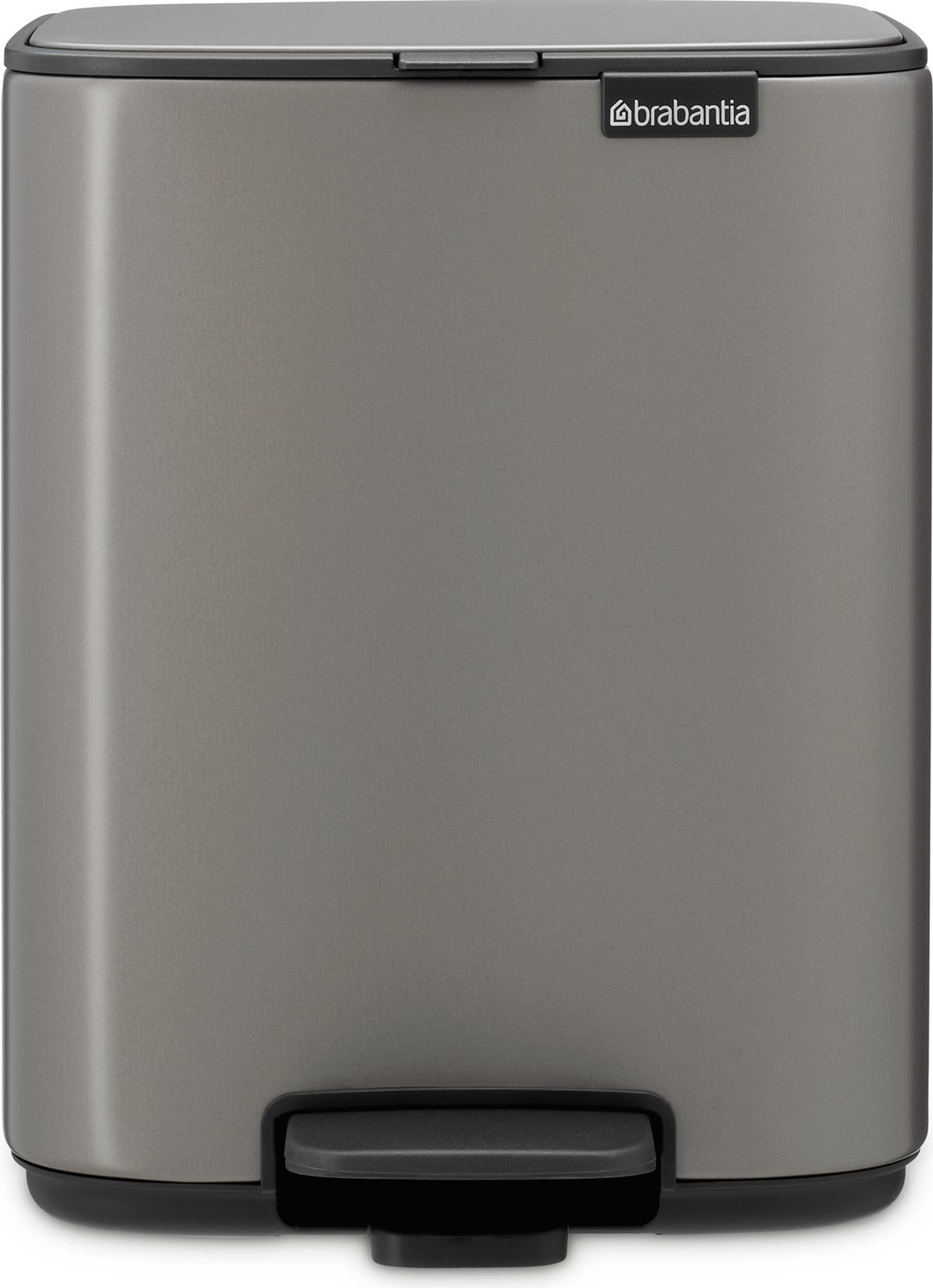 Kosz na śmieci pedałowy Bo 7 l platynowy