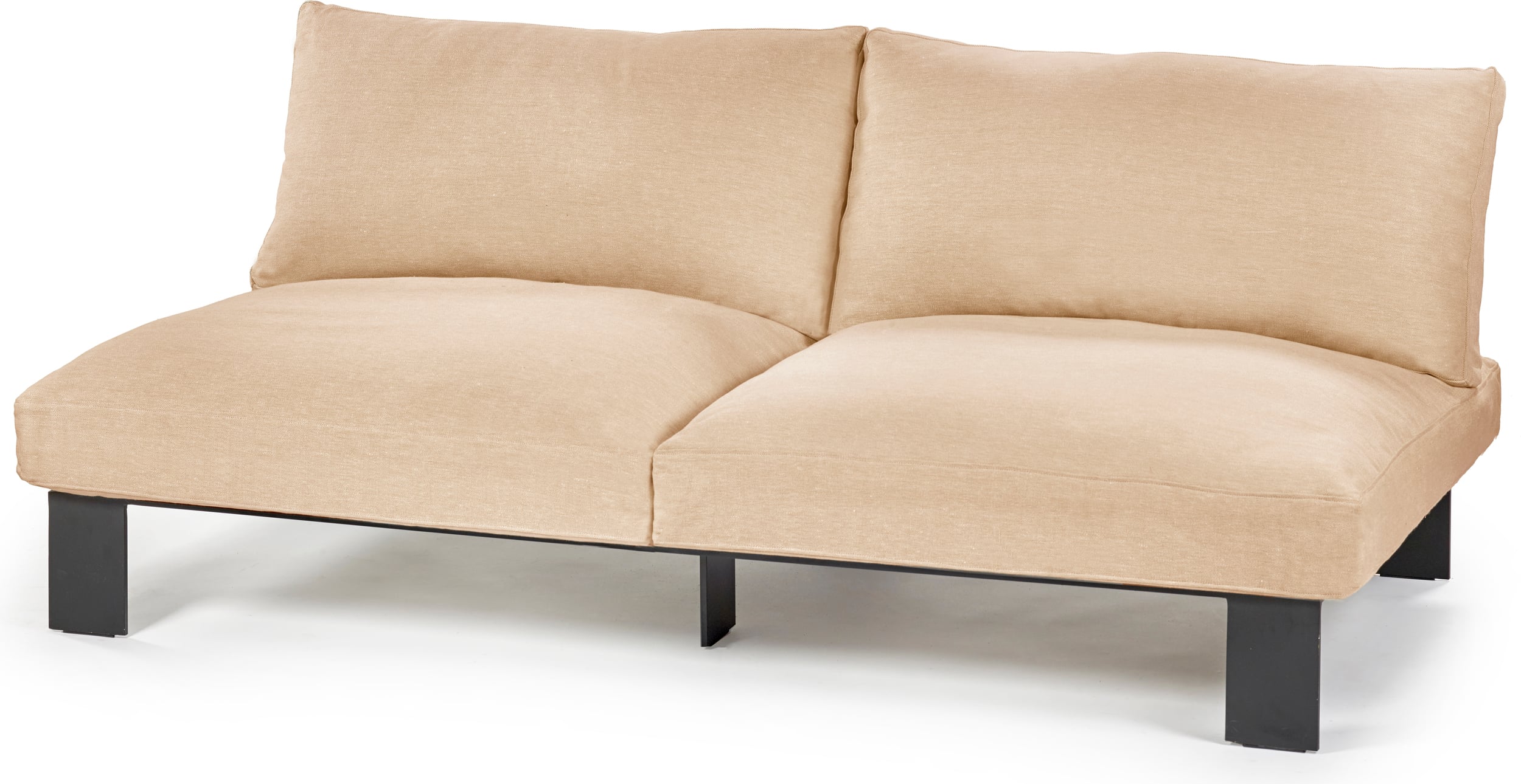 Sofa modułowa dwuosobowa Serax 182 cm morelowa