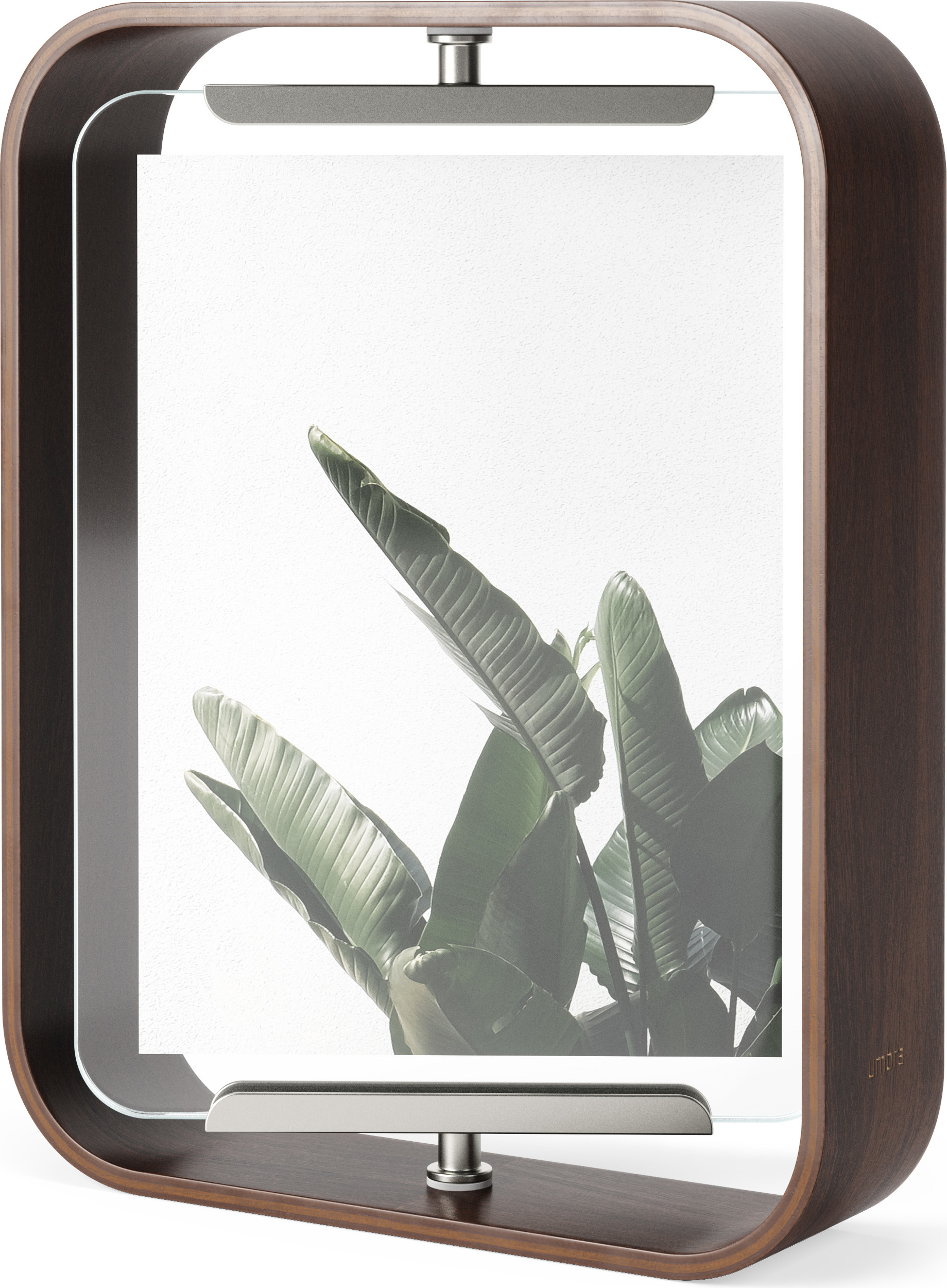 Ramka na zdjęcie Bellwood ciemne drewno dwustronna