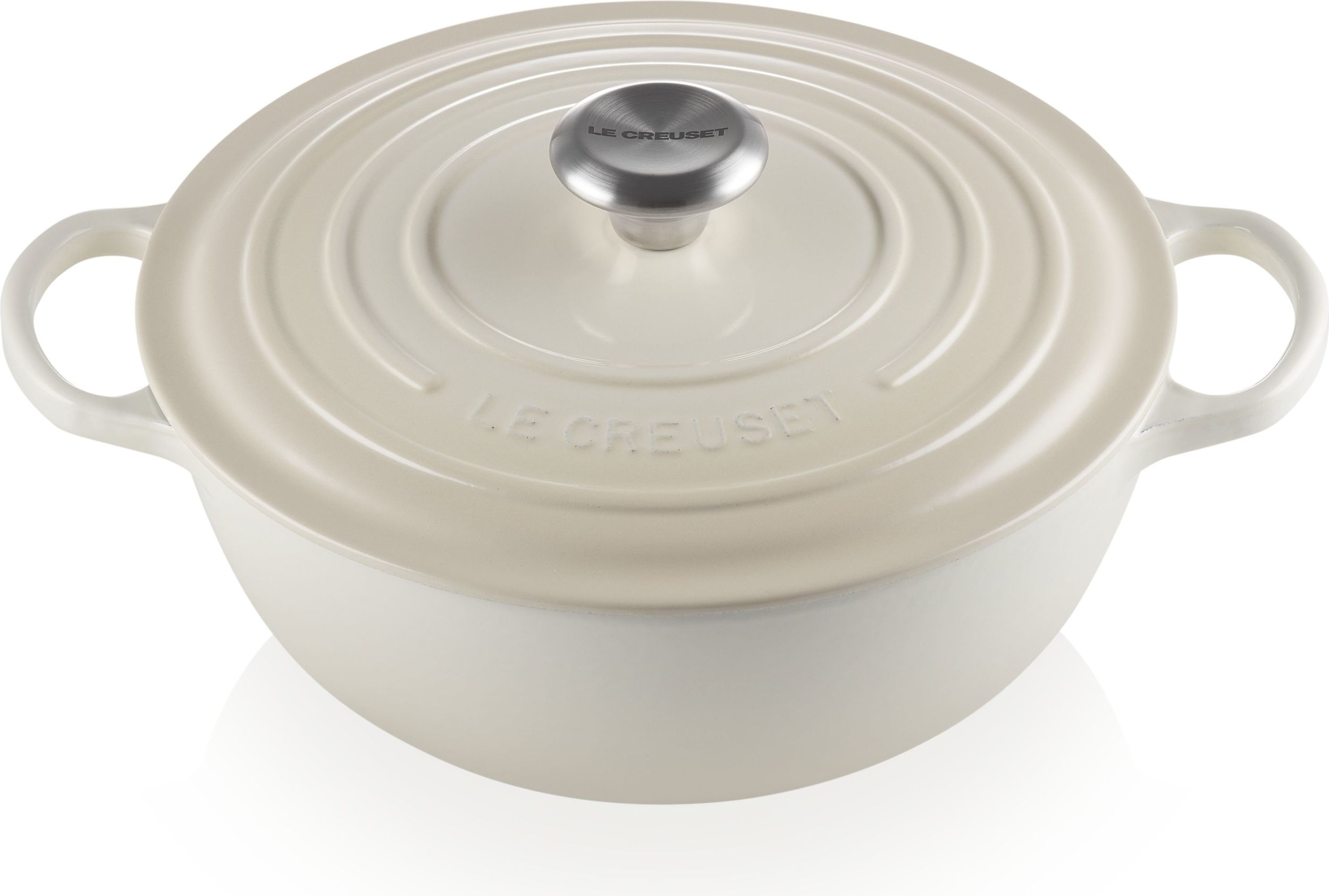 Garnek La Marmite Signature 26 cm beżowy