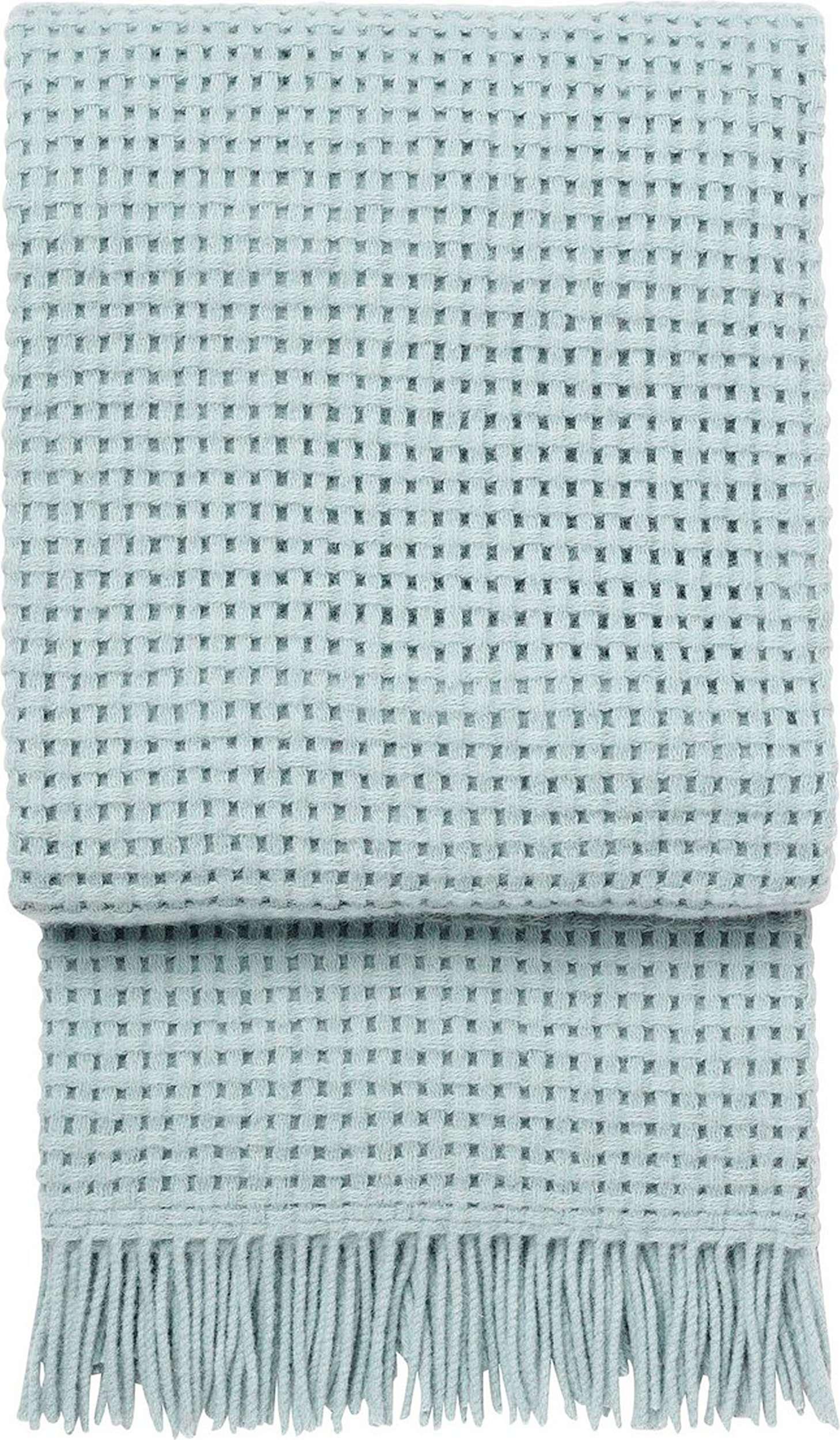 Koc Basket 130 x 200 cm błękitny