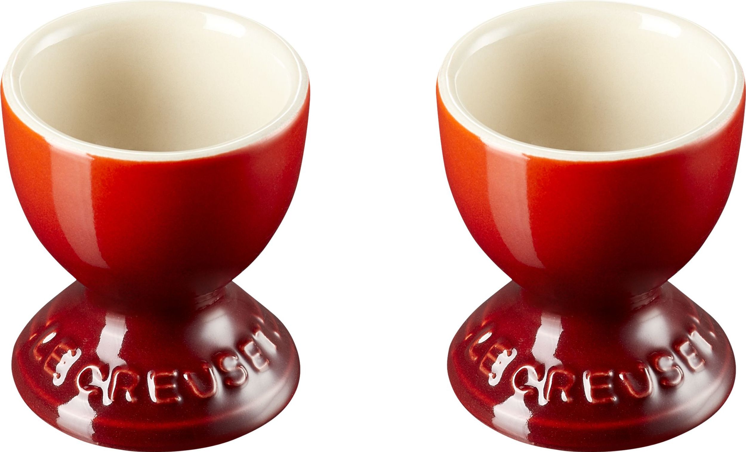Kieliszki do jajek Le Creuset wiśniowe 2 szt.