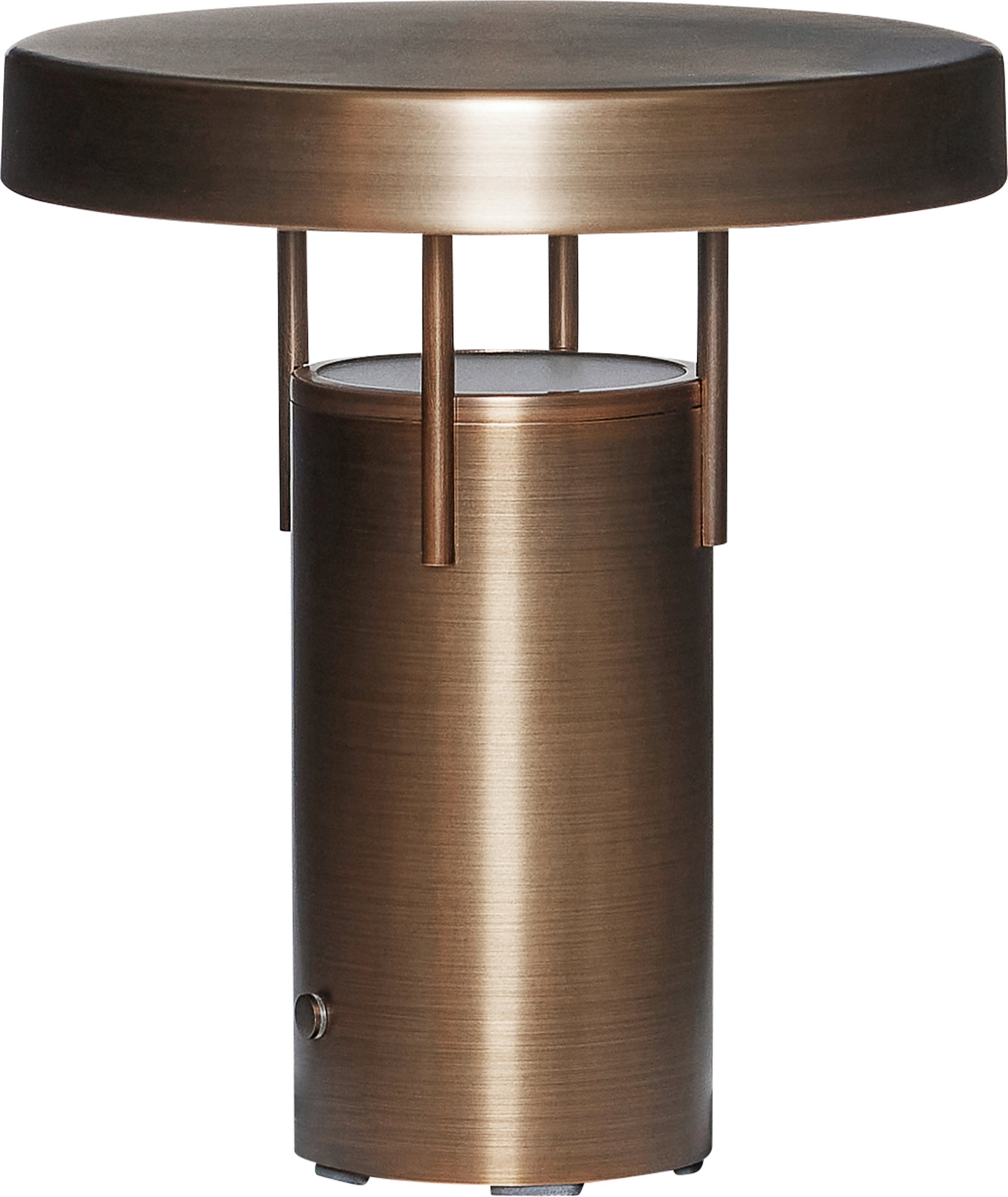 Lampa stołowa bezprzewodowa BringMe Mini mosiądz szczotkowany