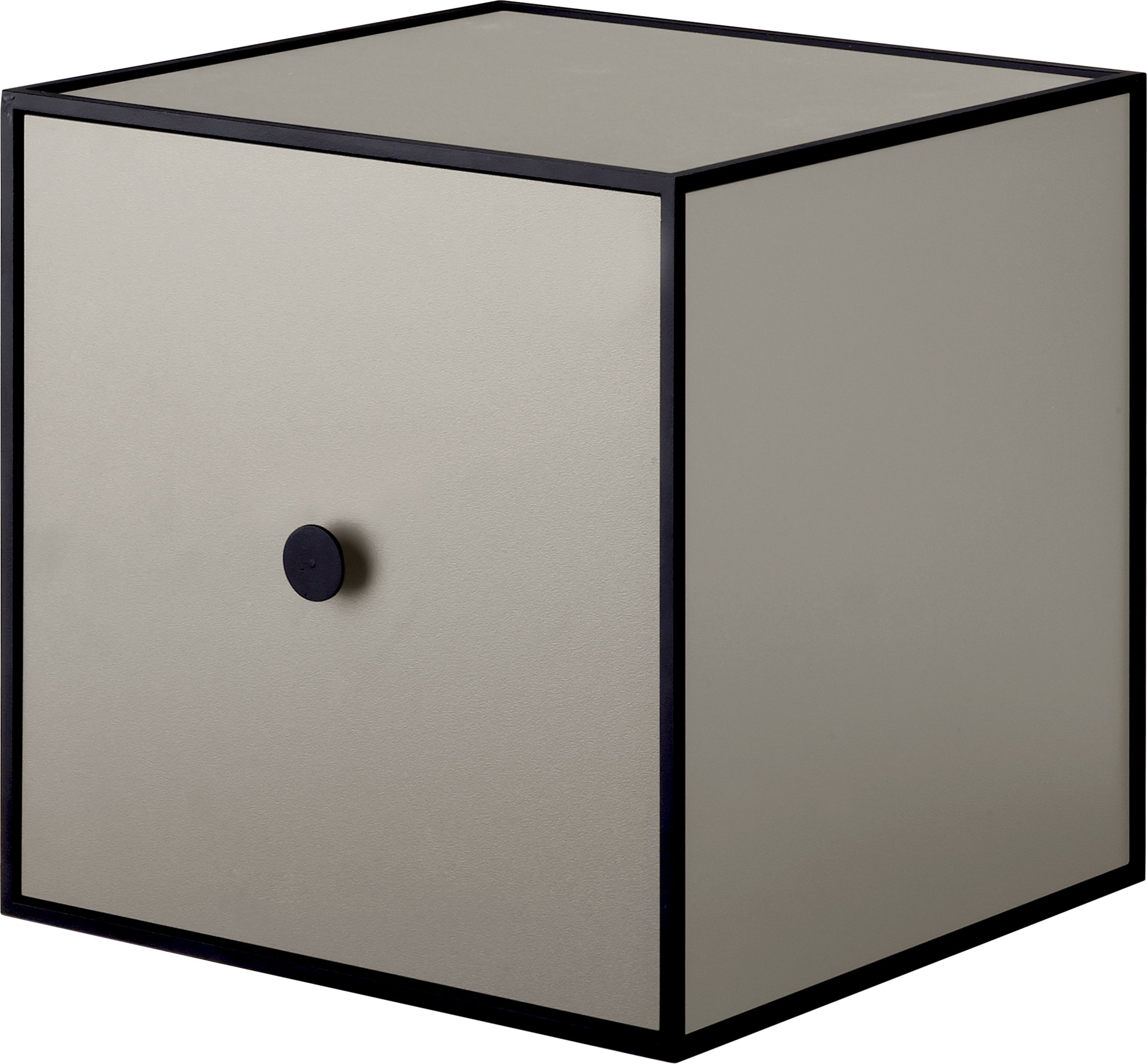 Szafka ścienna Frame 28 piaskowa z drzwiczkami