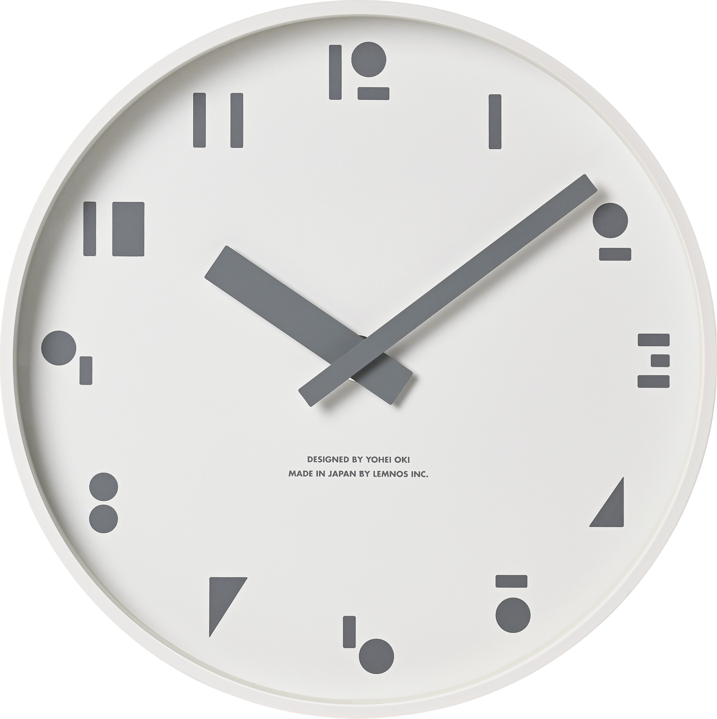 Zegar ścienny M, S, S. biały