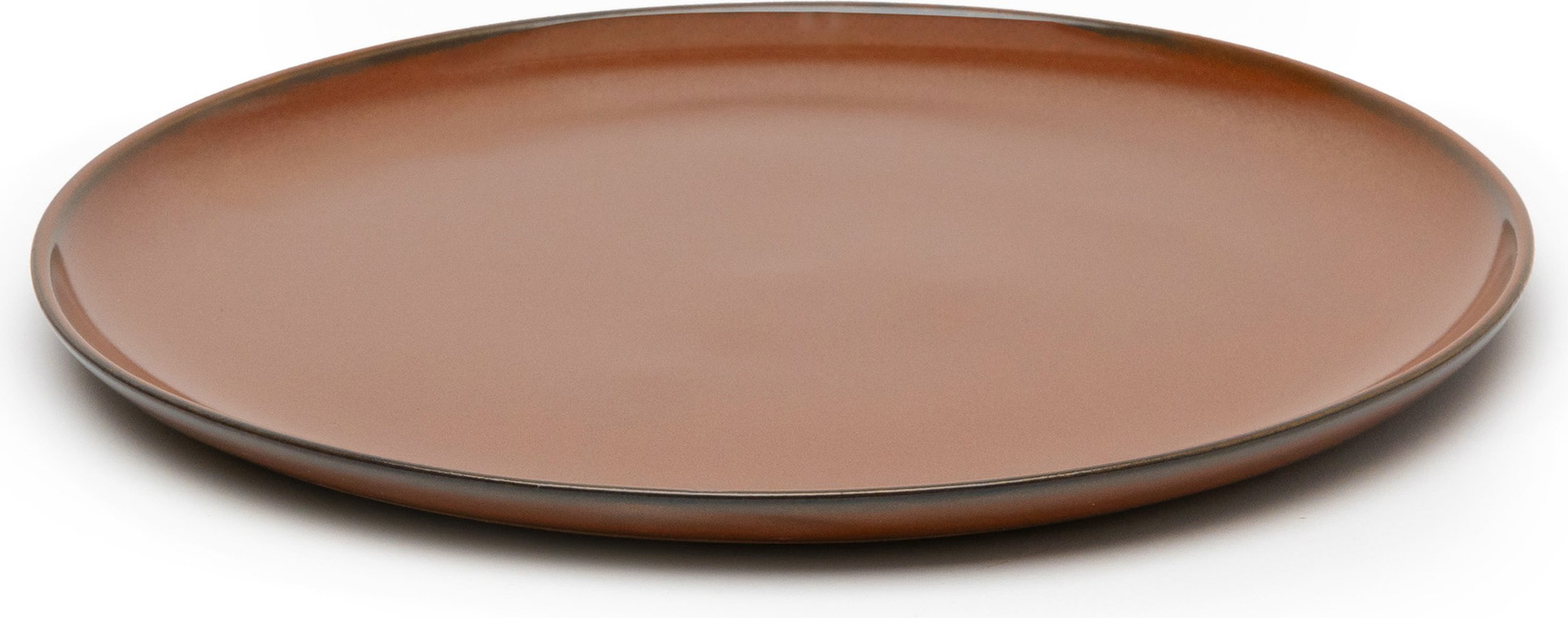 Talerz śniadaniowy Terres de Rêves 22 cm rdzawy