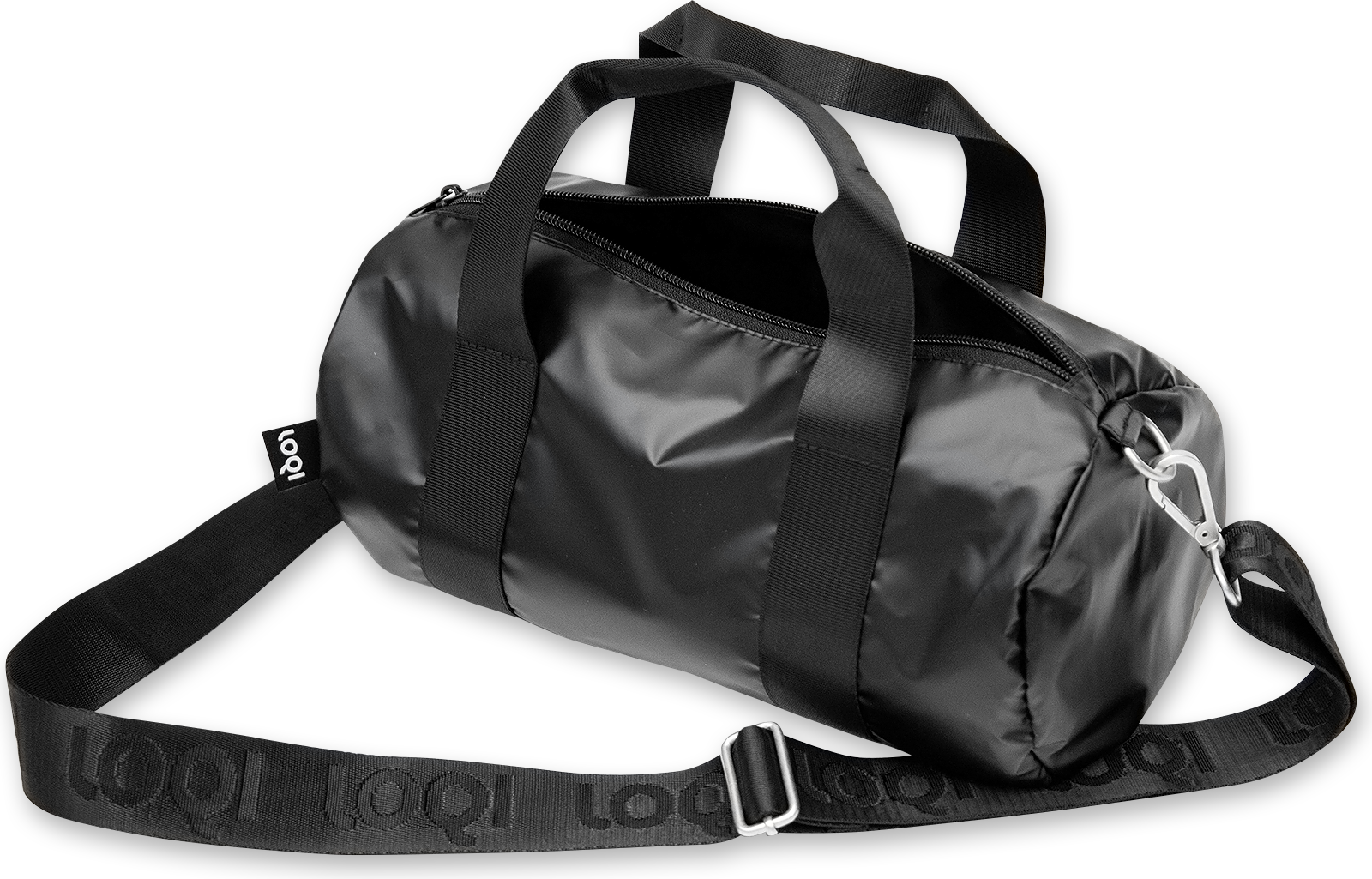 Torba LOQI Weekender Fashion Metallic M czarna