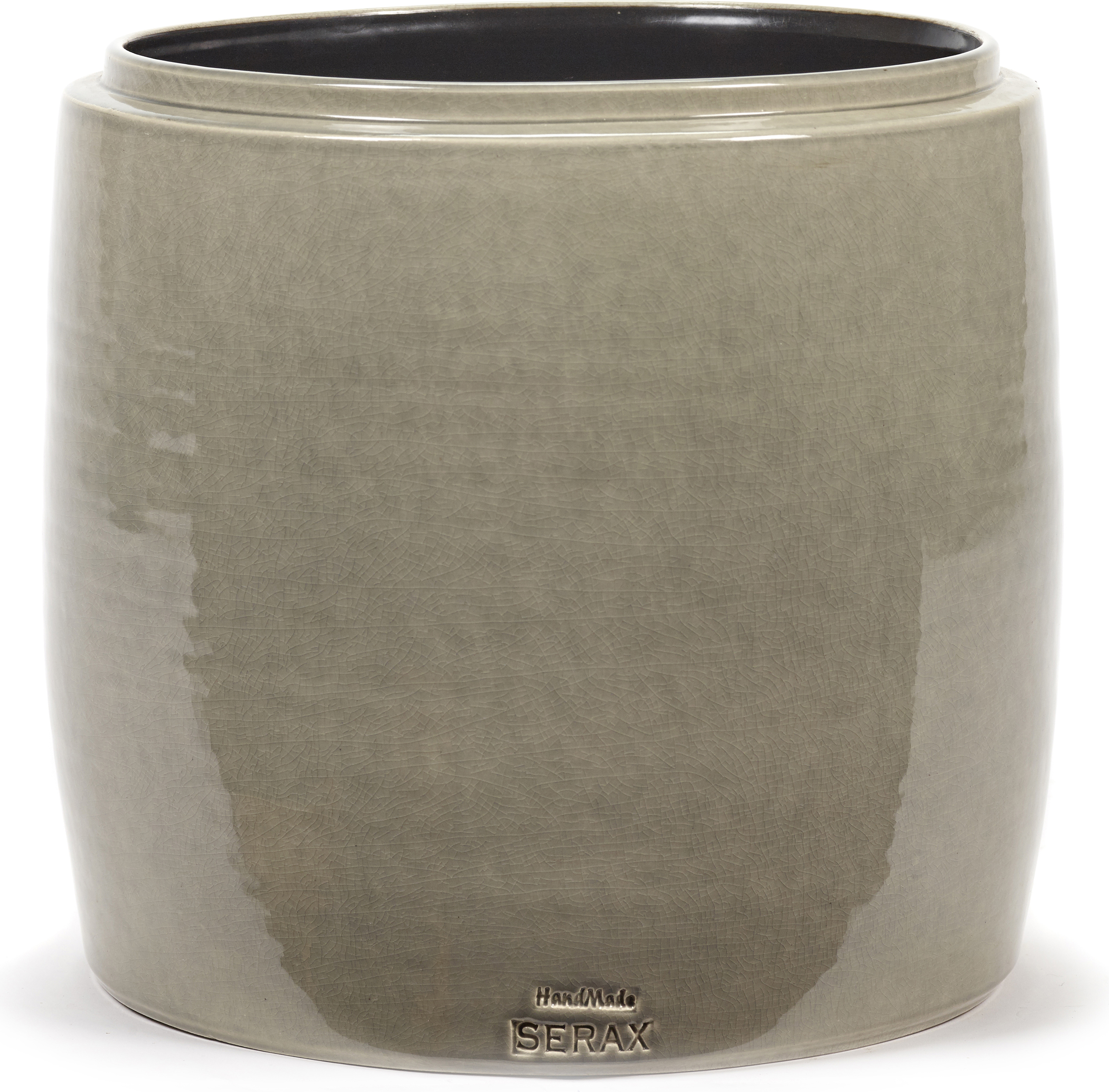 Osłonka na doniczkę Glazed Shades 26 cm szara