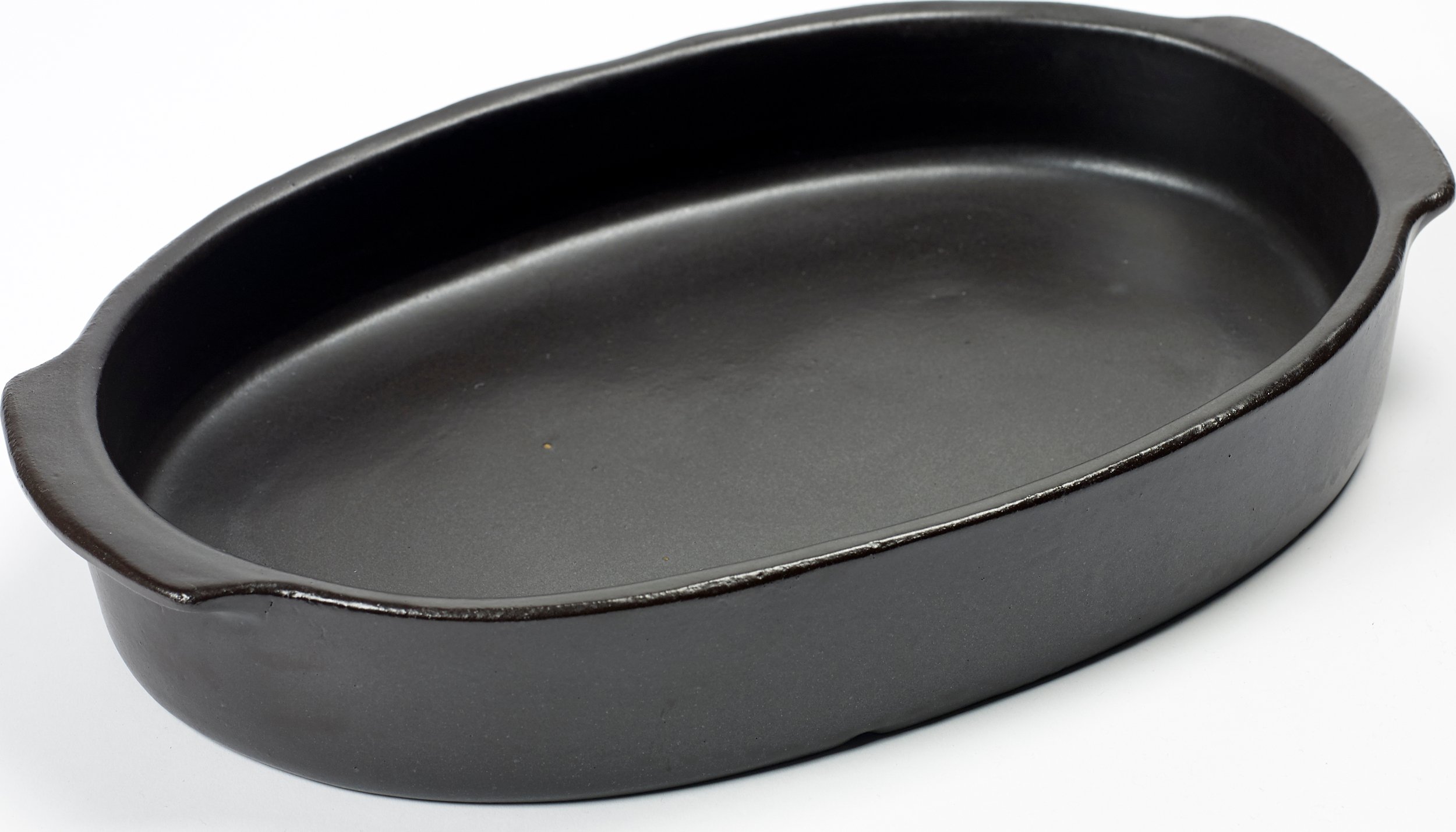 Naczynie do zapiekania i serwowania Pure owalne 37 cm czarne