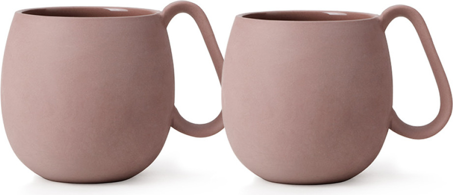 Kubki Nina terakota 2 szt.