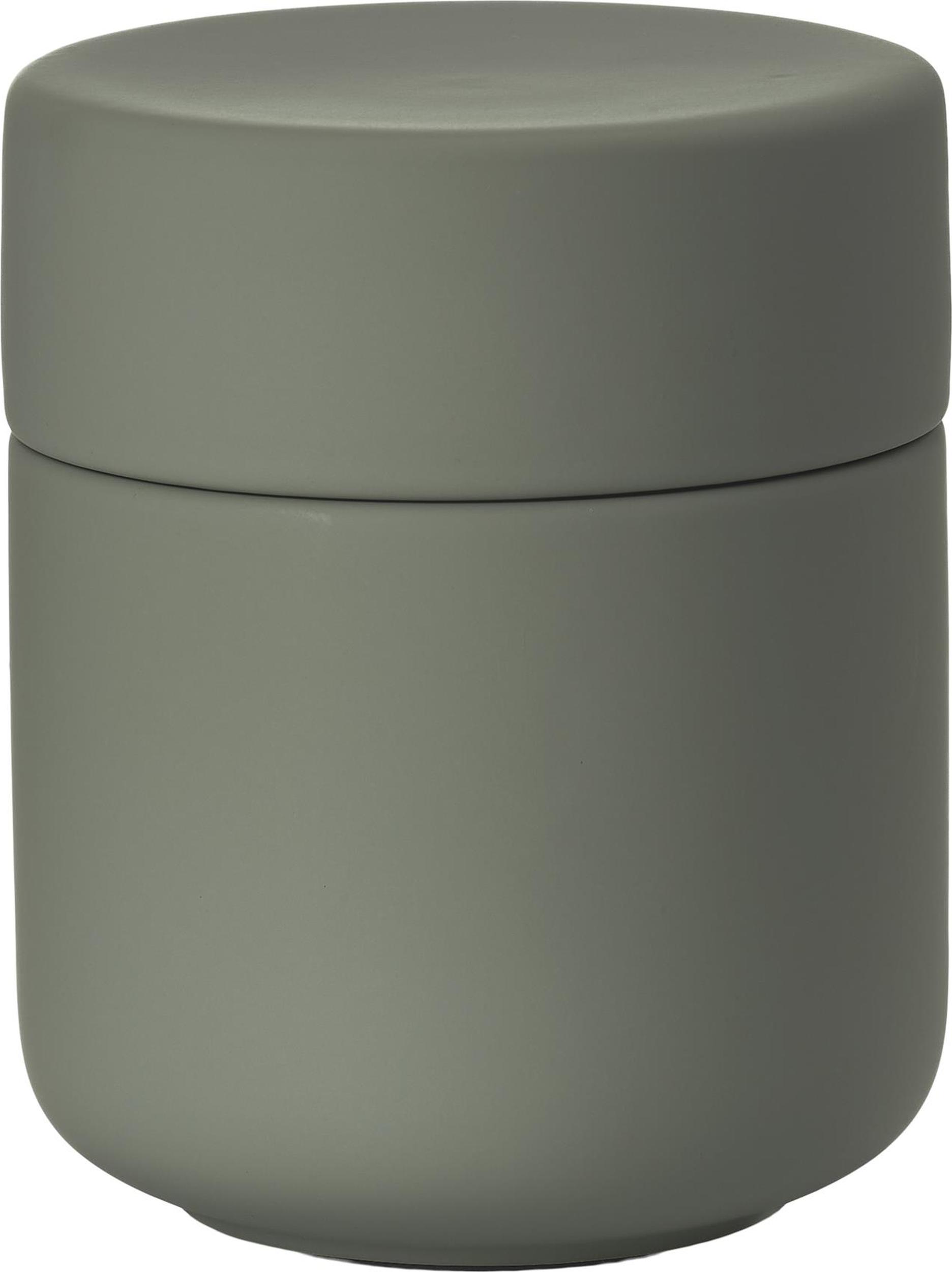 Pojemnik na patyczki i płatki kosmetyczne Ume oliwkowy