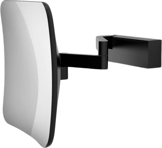 Lusterko kosmetyczne powiększające x5 Vision S Unlit czarny mat ścienne