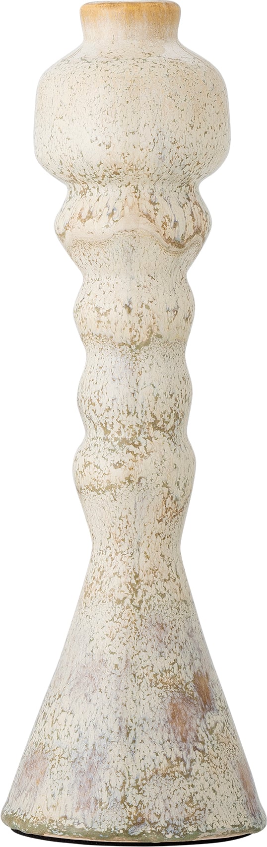 Świecznik na klasyczną świecę Bancroft biały