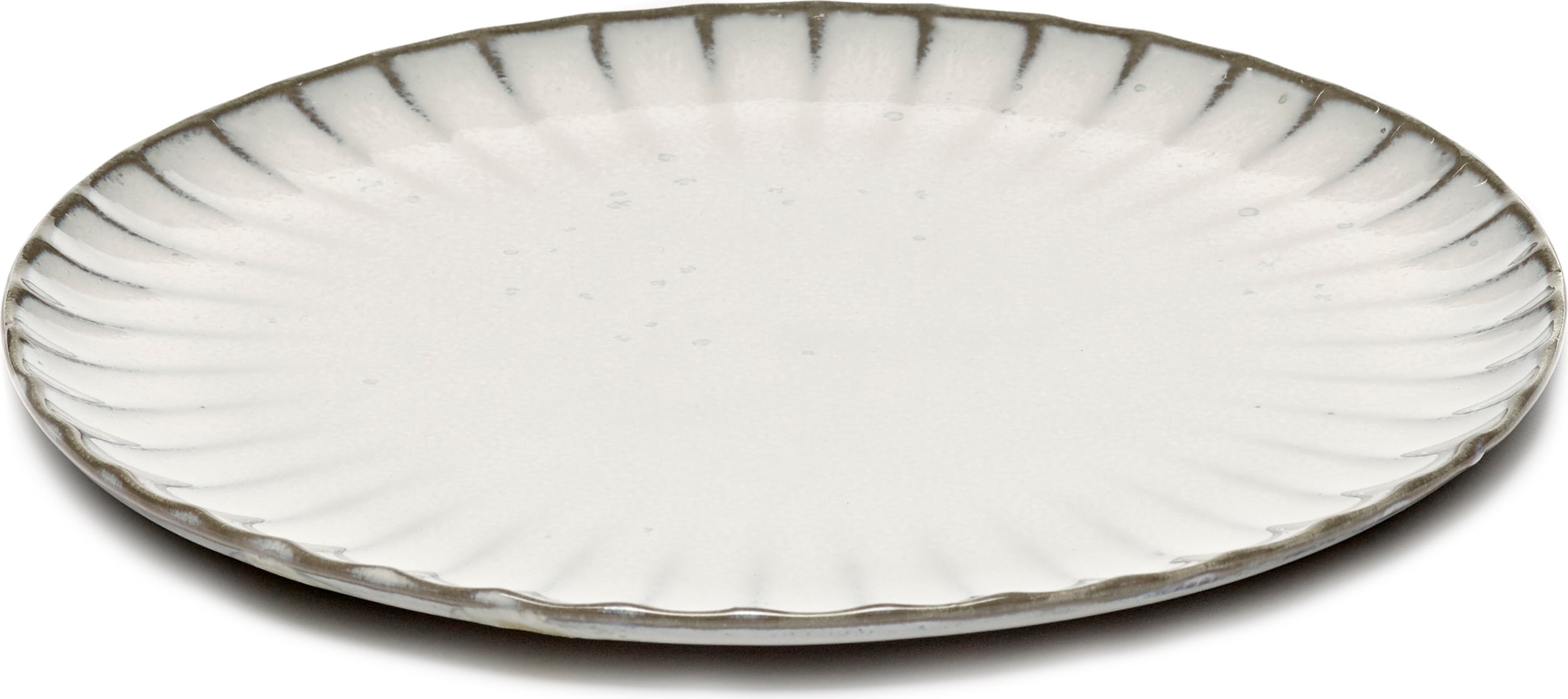 Talerz śniadaniowy Inku 21 cm biały