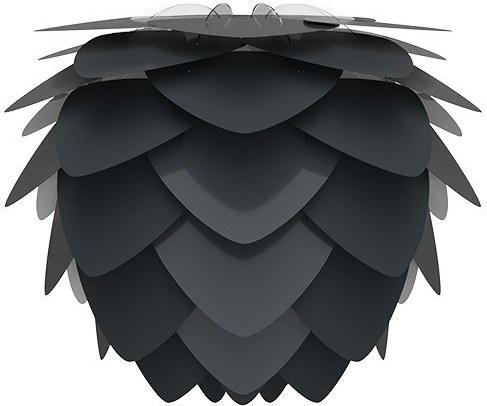 Lampa Aluvia średnia antracytowa szarość