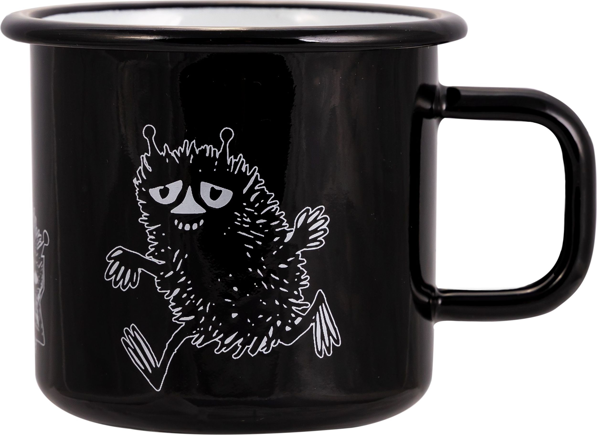 Kubek Muurla Retro Muminki Bobek 370 ml czarny