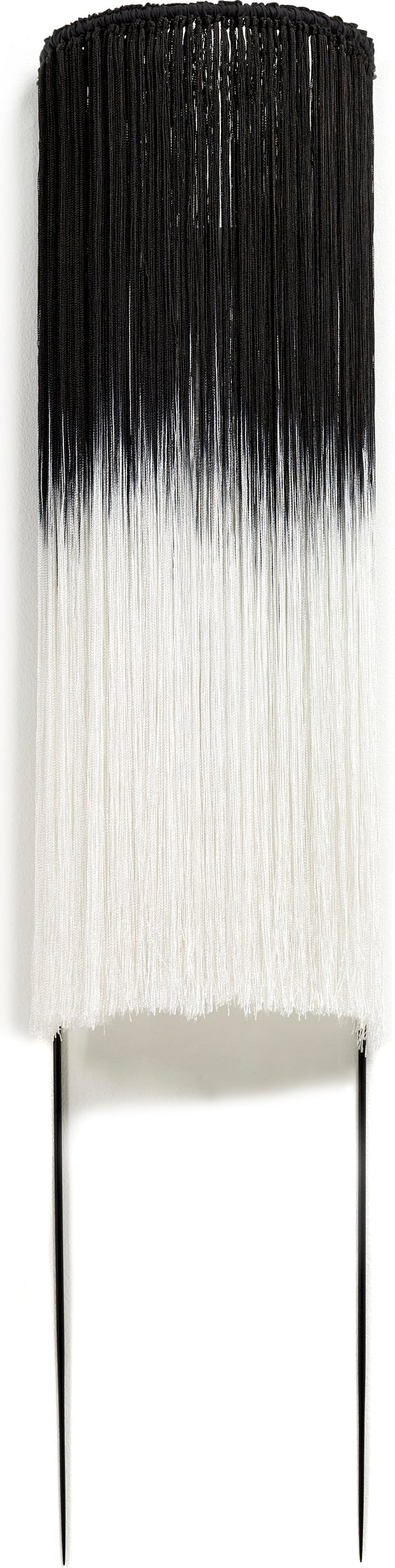 Kinkiet Edo 80 cm czarno-biały