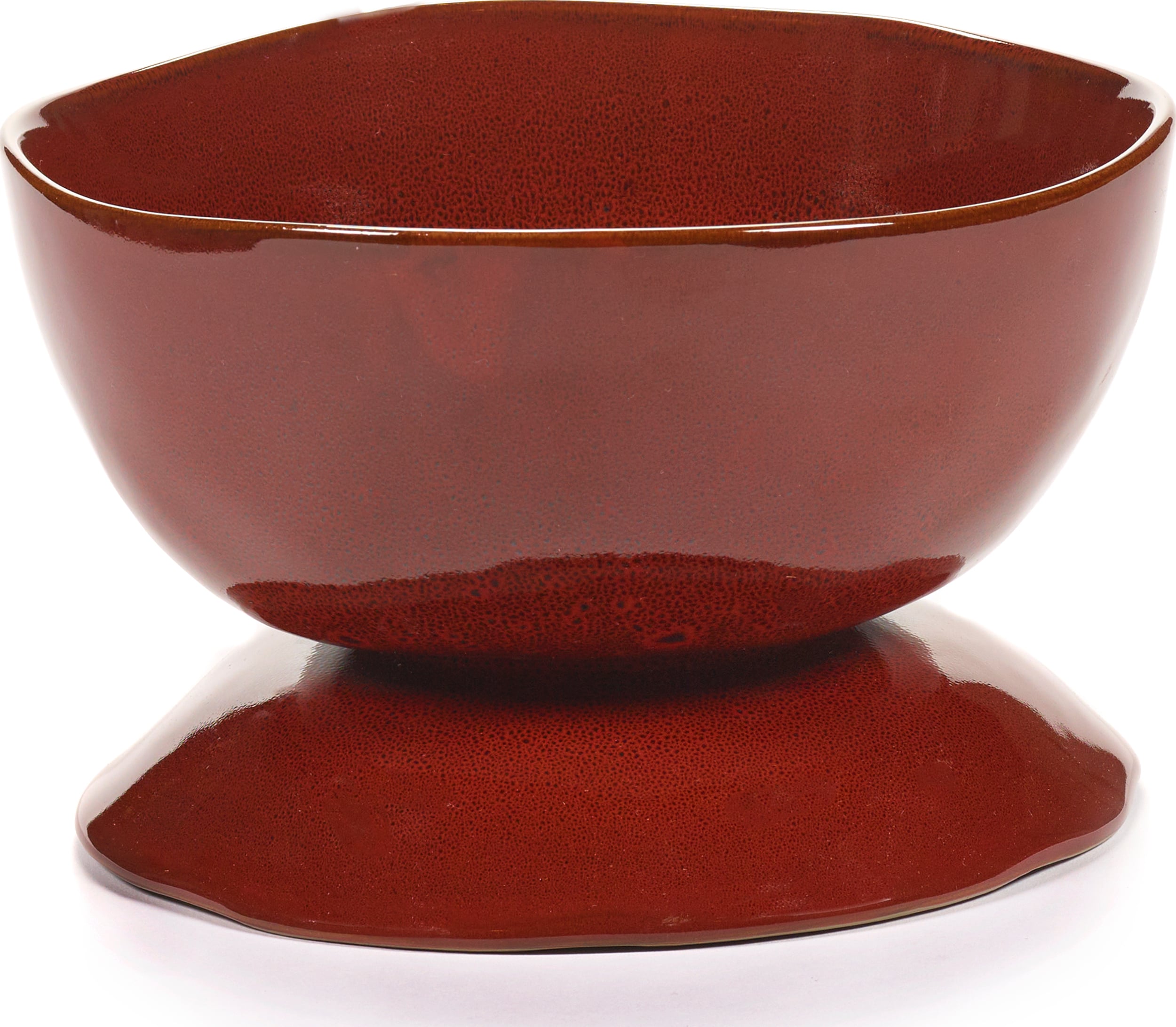 Misa na nóżce La Mère 13 cm czerwona