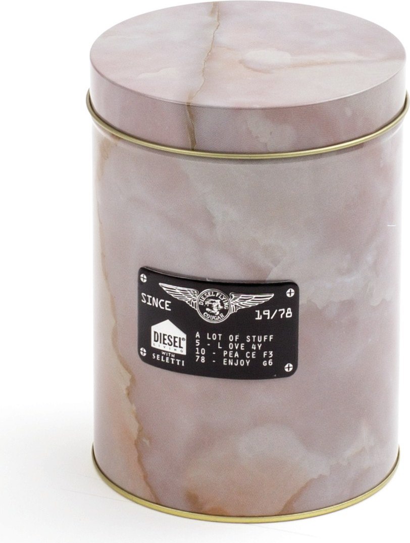 Pojemnik metalowy Alumarble okrągły