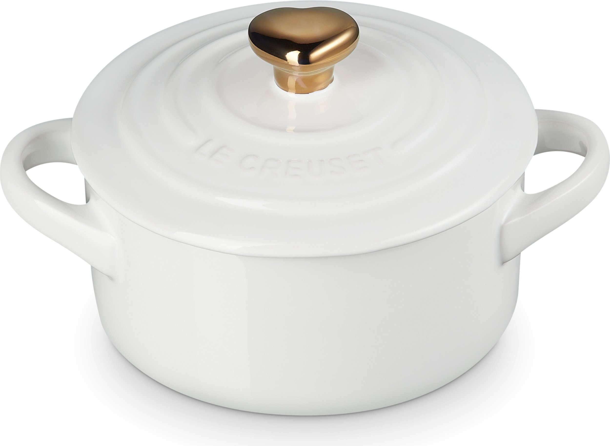 Naczynie do zapiekania i serwowania Mini Cocotte Heart 250 ml białe