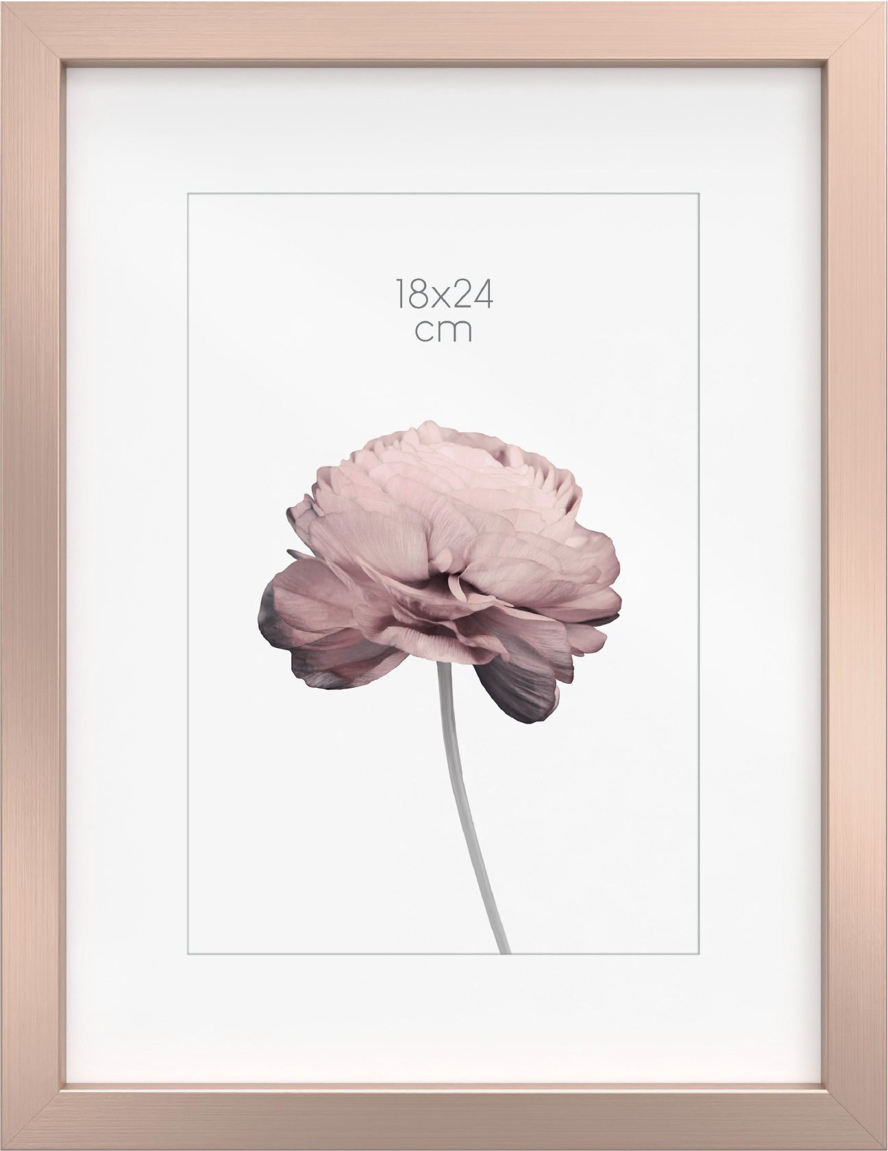 Ramka na zdjęcia Prague 18 x 24 cm różowe złoto