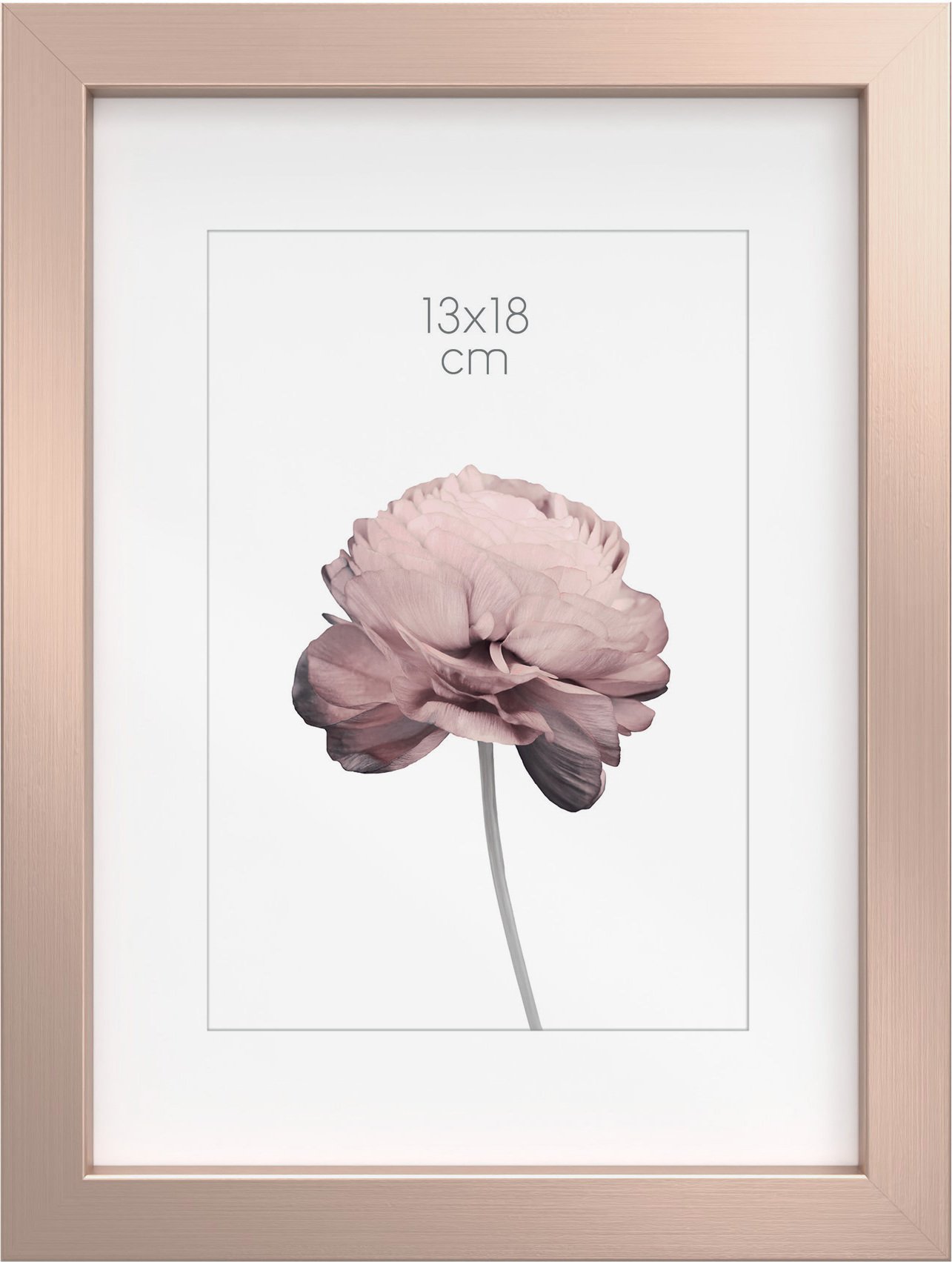 Ramka na zdjęcia Prague 13 x 18 cm różowe złoto