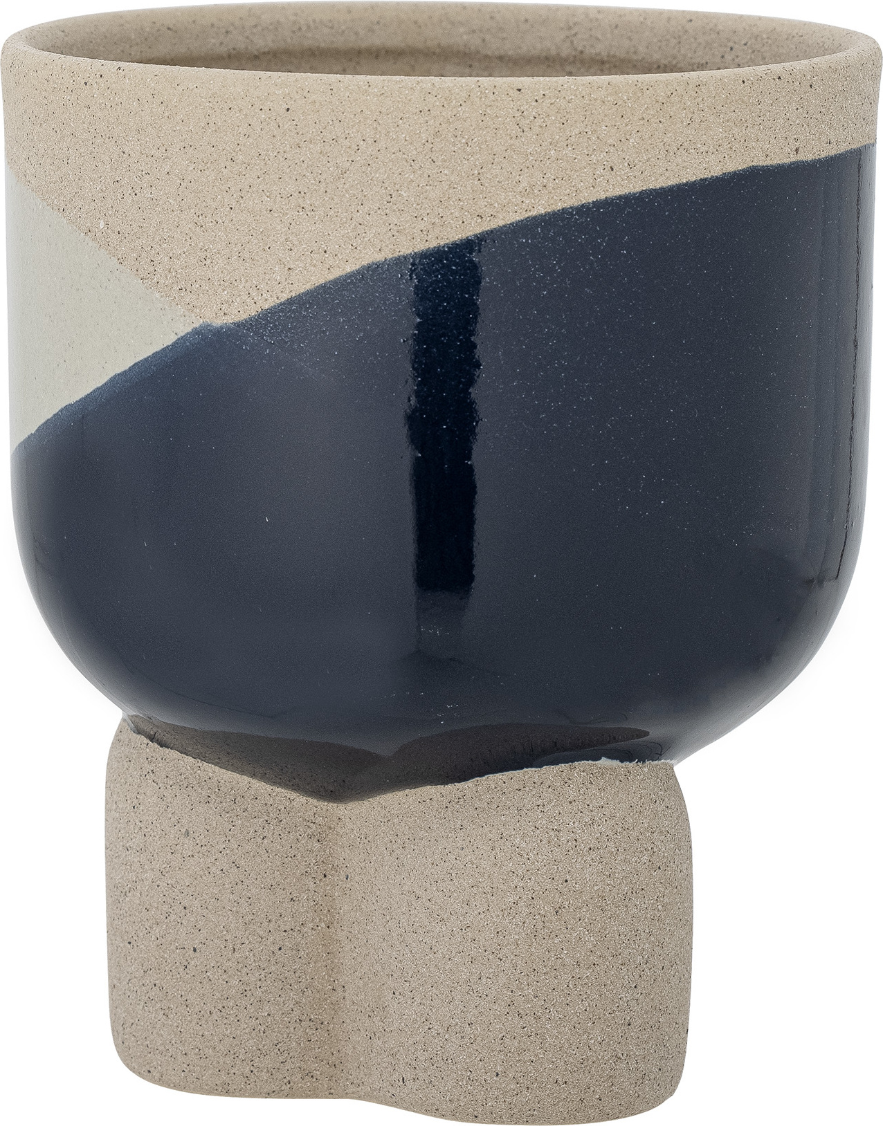 Osłonka na doniczkę Iness 14 cm niebieska