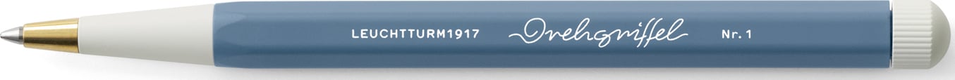 Długopis kulkowy z niebieskim tuszem Drehgriffel Nr. 1 szaroniebieski
