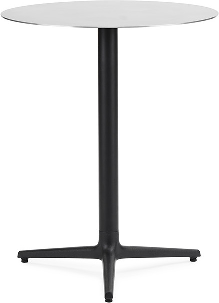 Stół Allez okrągły 60 cm z blatem stalowym na trzech nogach