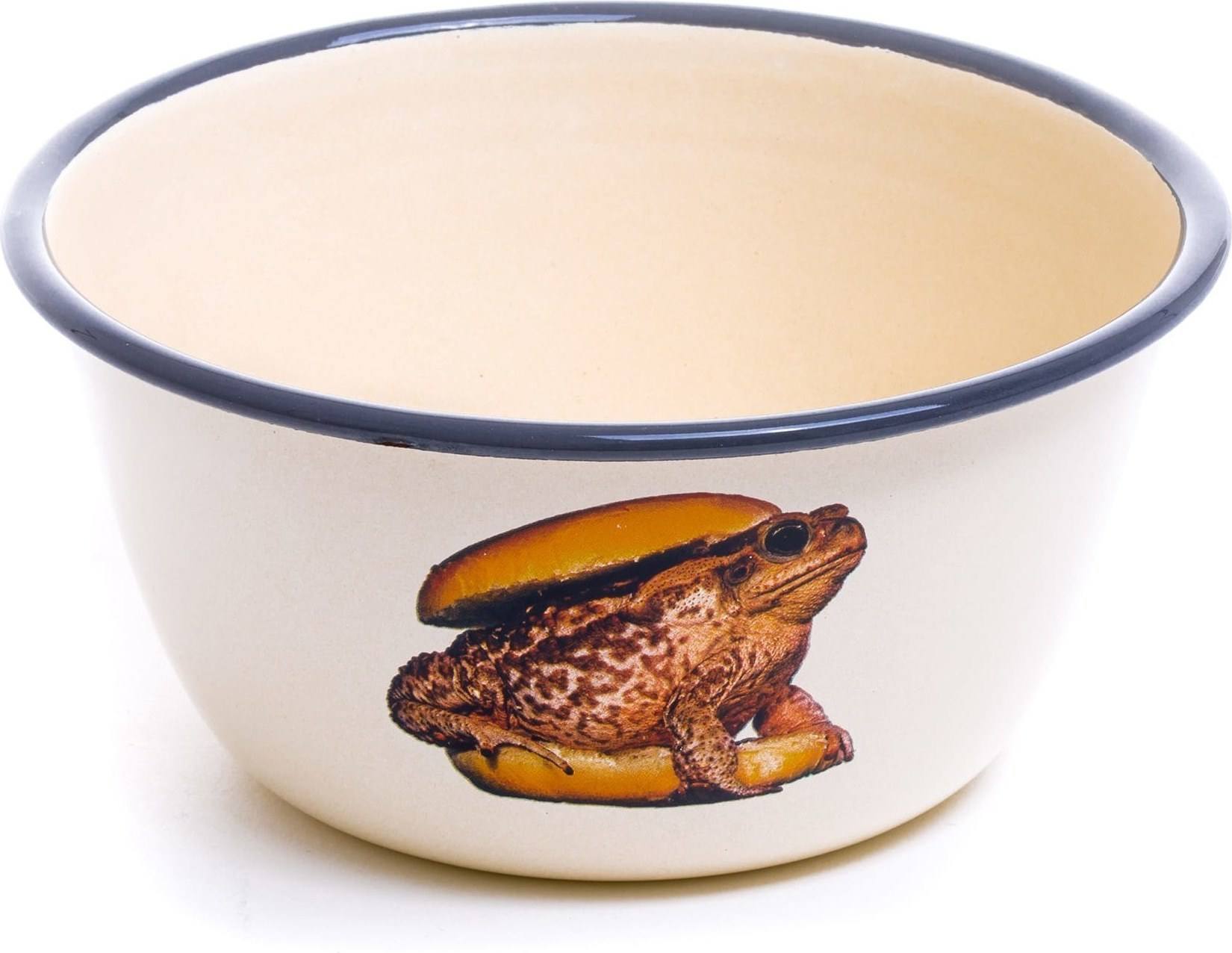 Miseczka Seletti Wears Toiletpaper emaliowana Frog