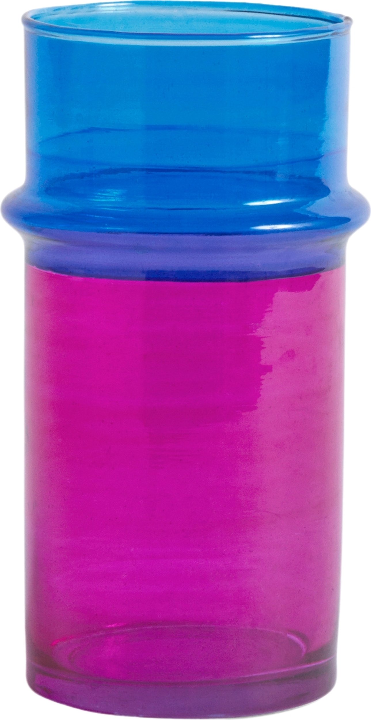 Wazon Moroccan 20,5 cm różowo-niebieski