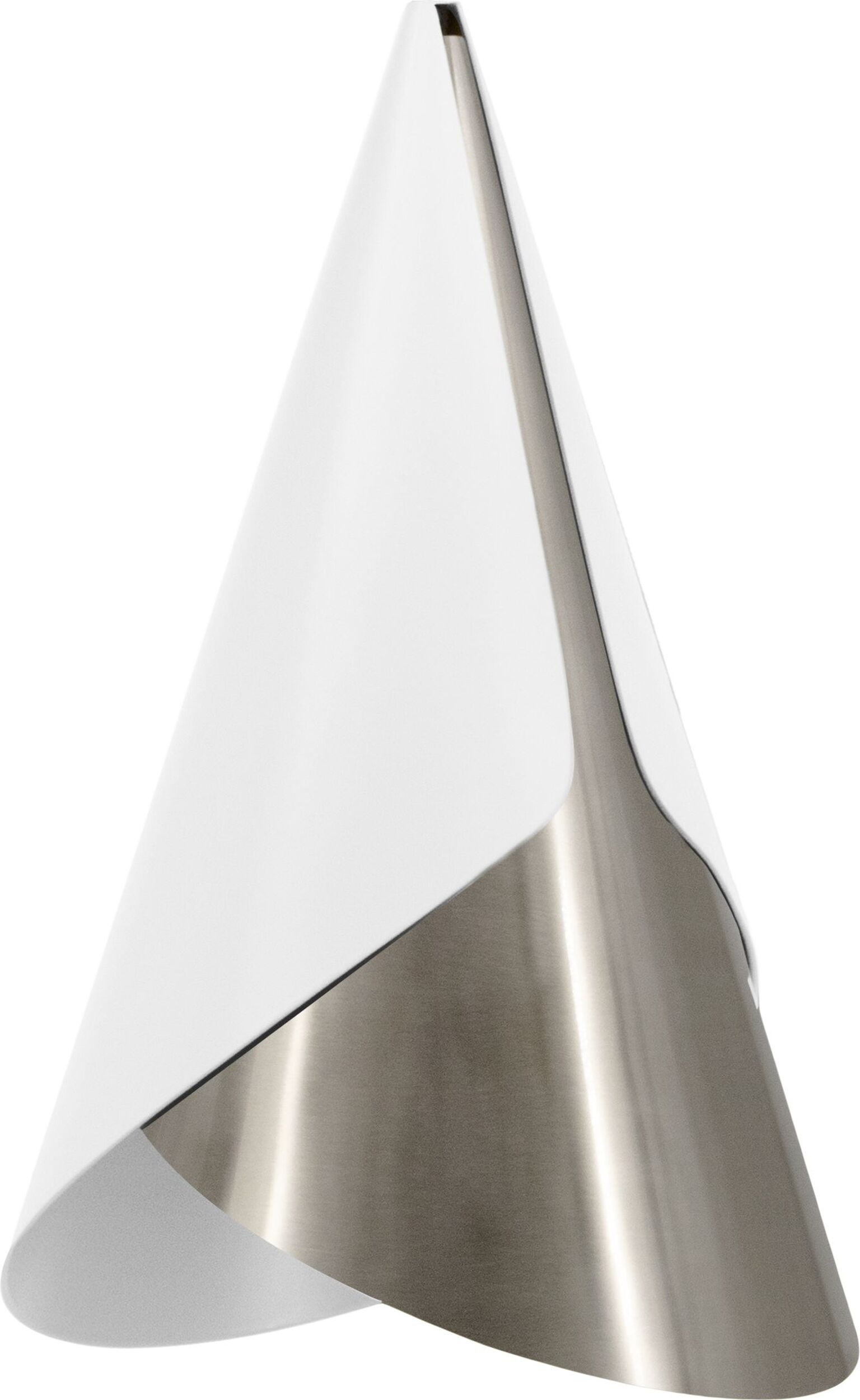 Lampa wisząca Cornet biało-srebrna