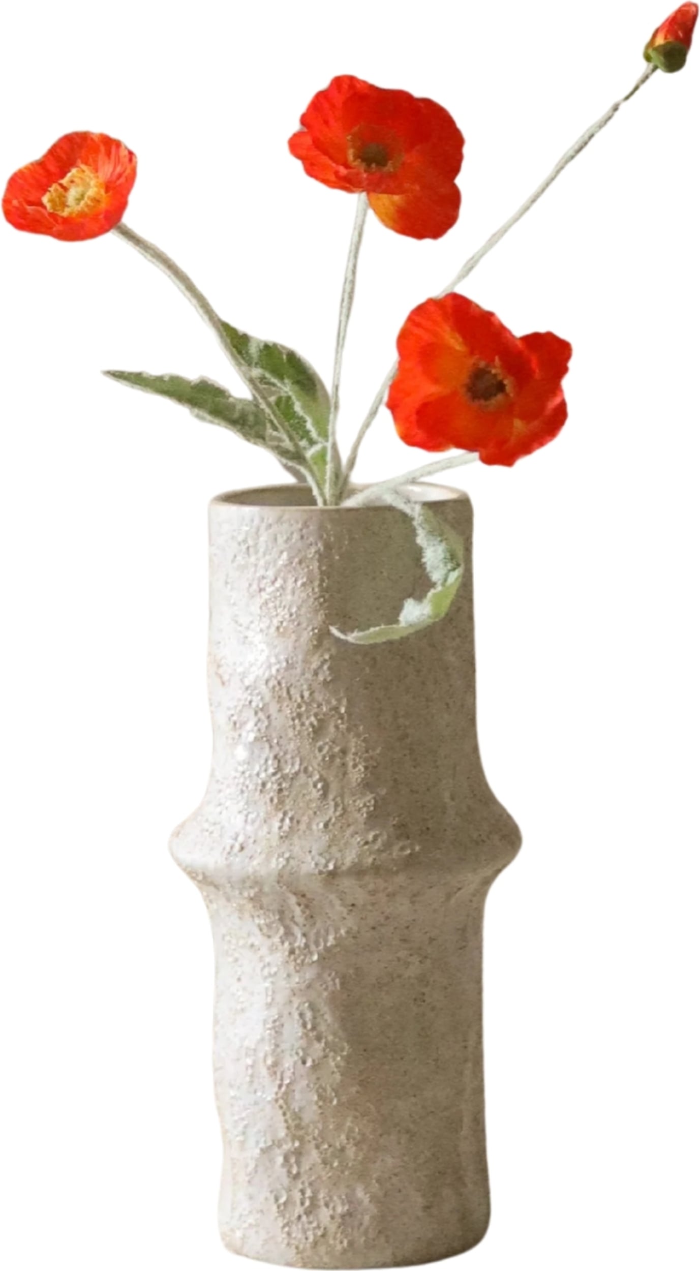 Kwiat sztuczny Botane mak 56 cm ciemnopomarańczowy