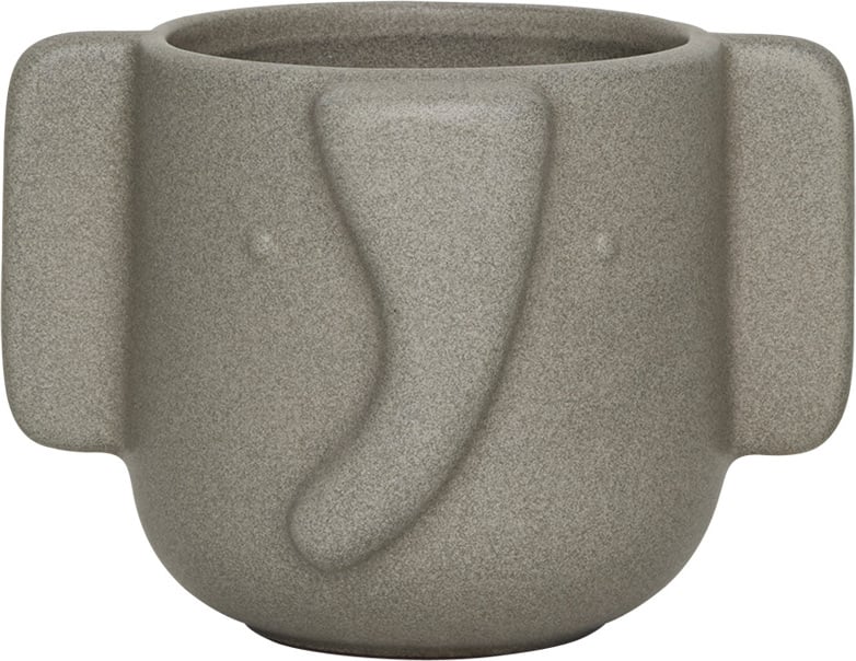 Osłonka na doniczkę Elephant szara