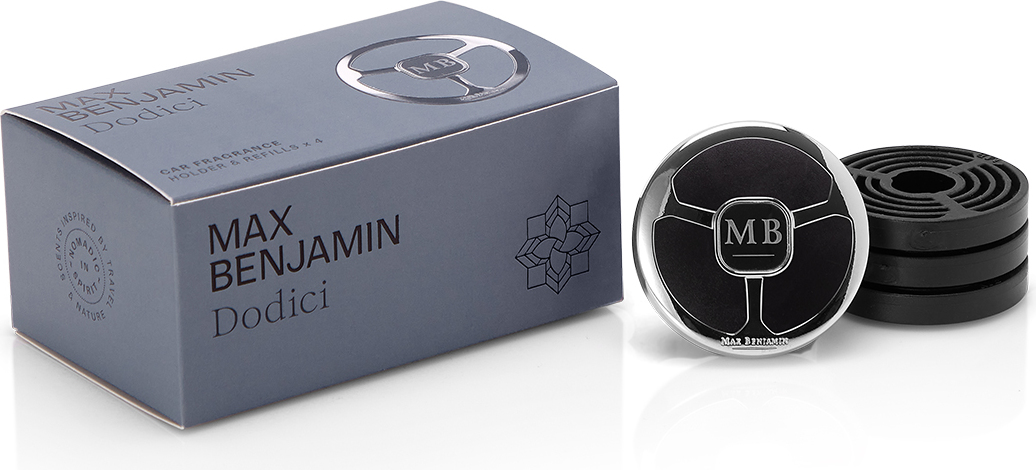 Odświeżacz do samochodu Max Benjamin Dodici z wkładami 5 el.